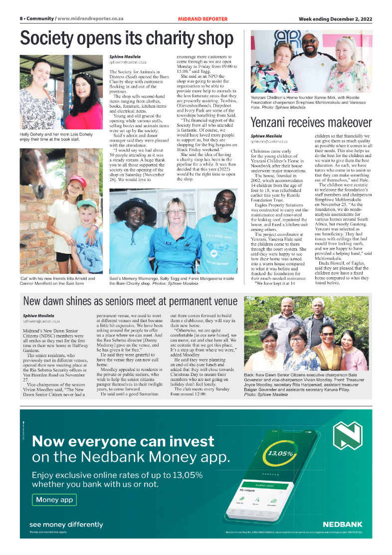 Midrand Reporter 2 December 2022 page 8