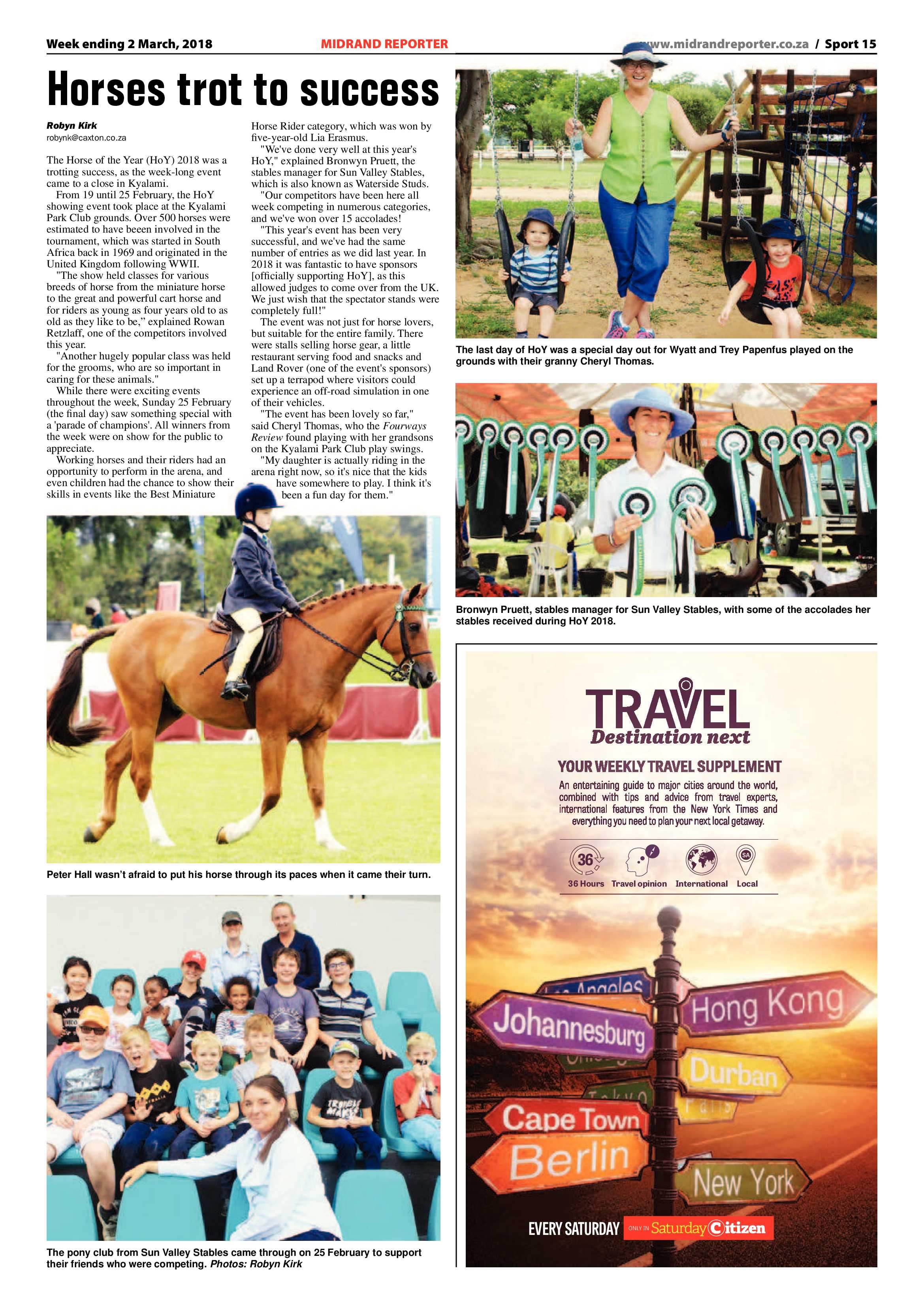 Midrand Reporter 2 March 2018 page 15