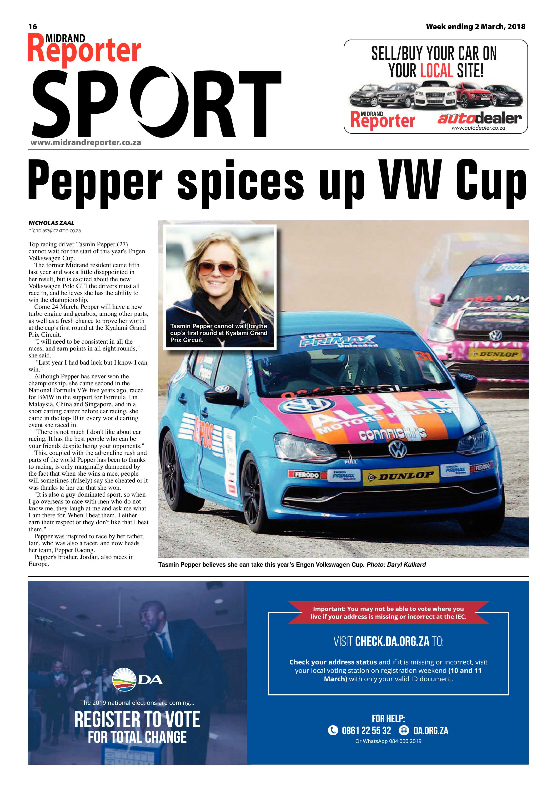 Midrand Reporter 2 March 2018 page 16