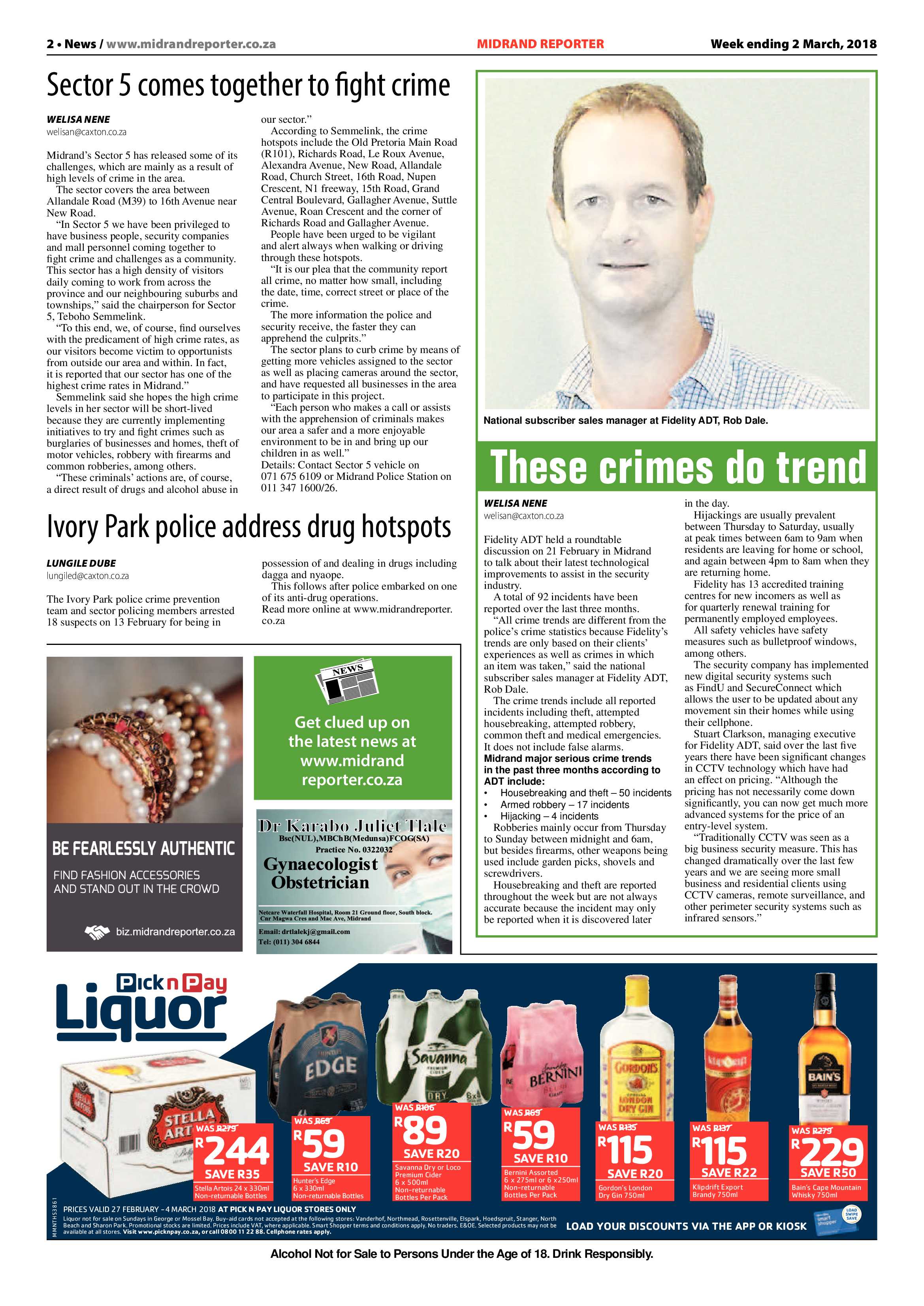 Midrand Reporter 2 March 2018 page 2