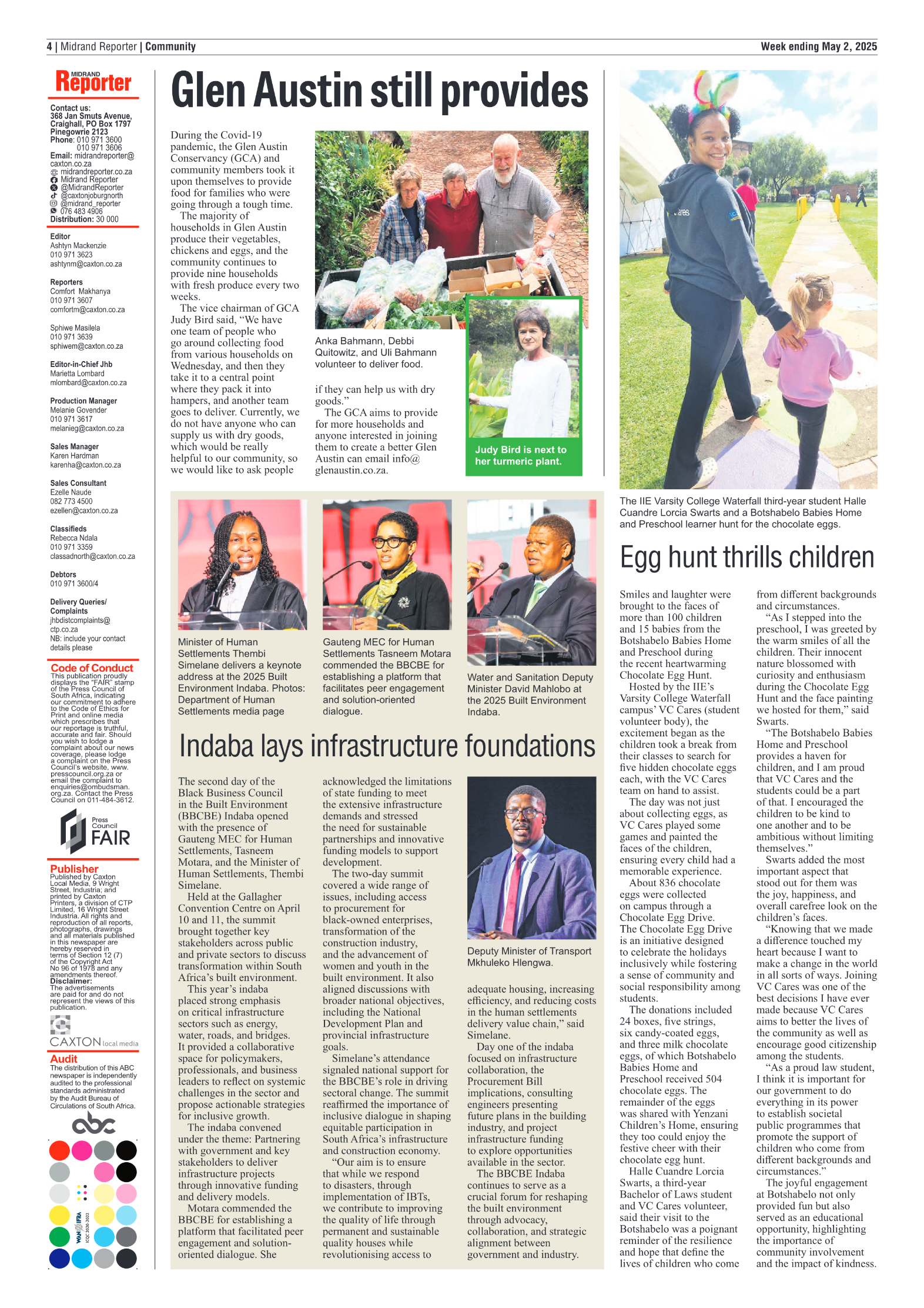 Midrand Reporter 2 May 2025 page 4