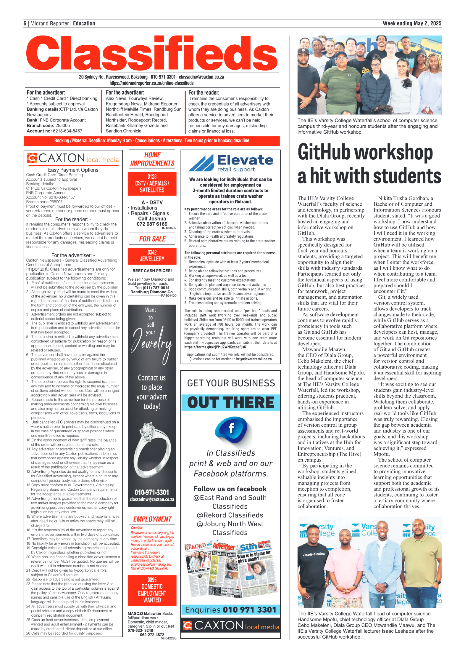 Midrand Reporter 2 May 2025 page 6