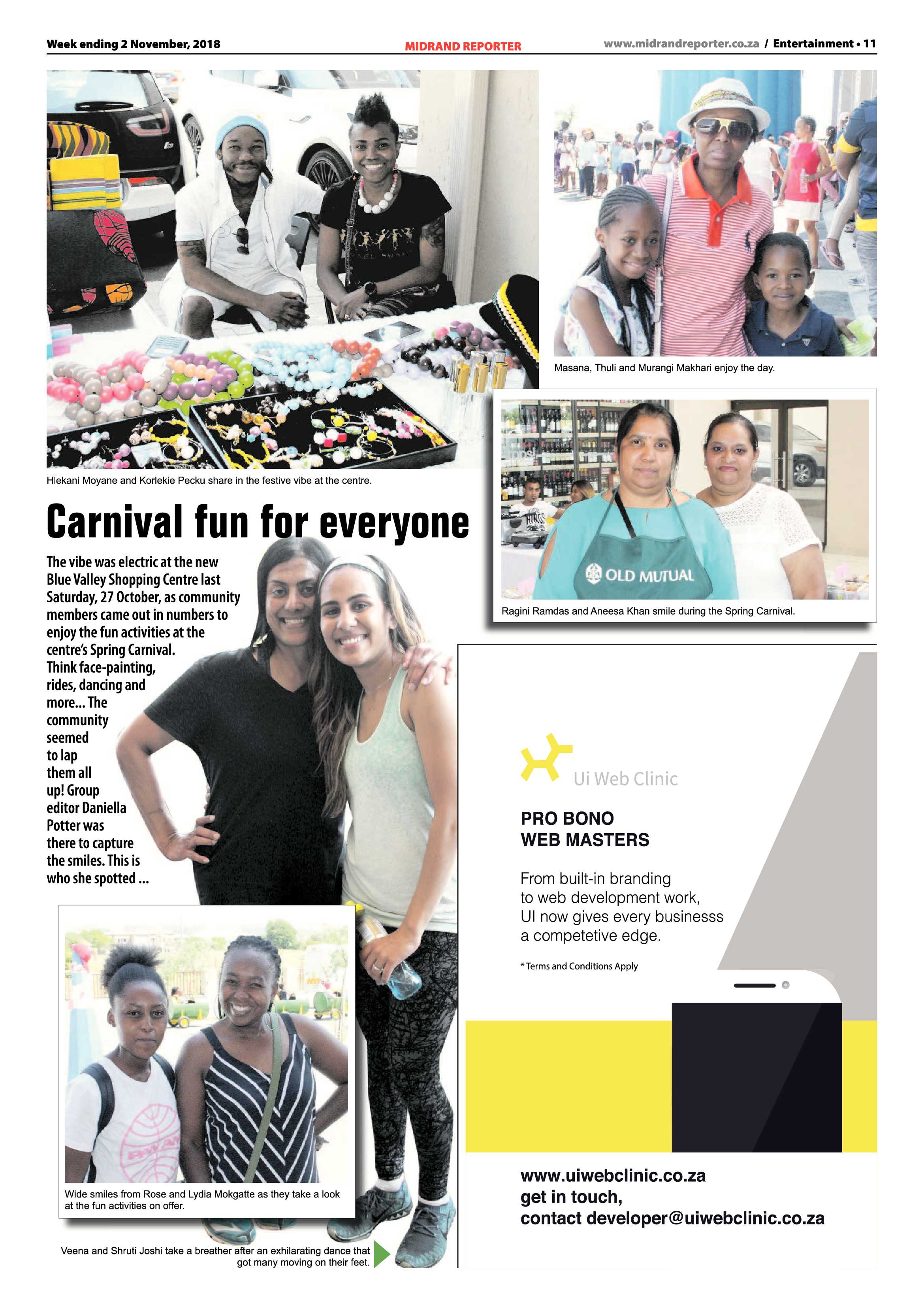 Midrand Reporter 2 November, 2018 page 11