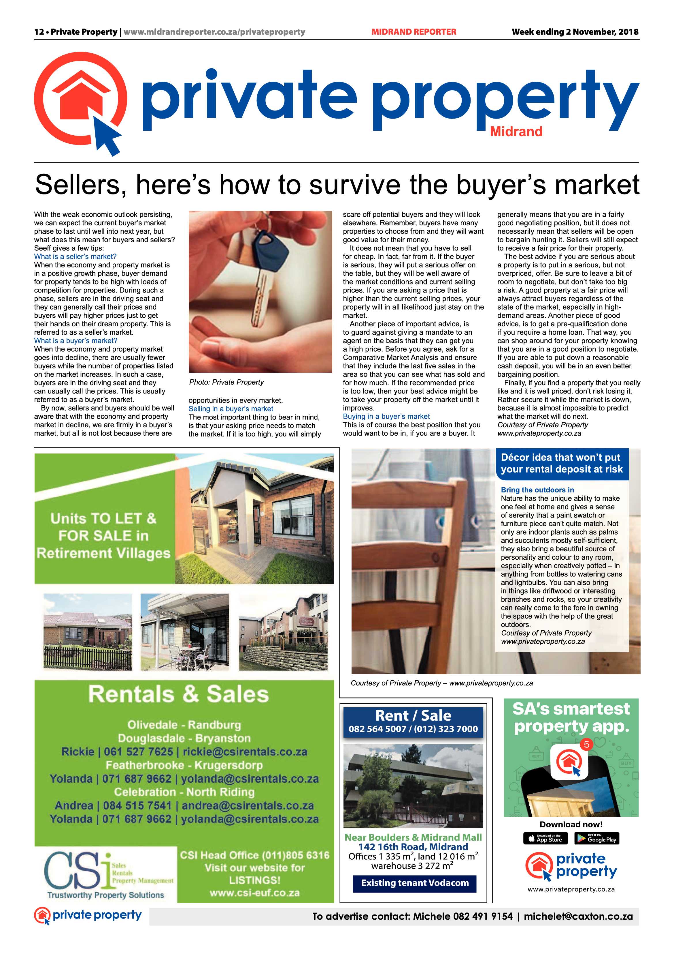 Midrand Reporter 2 November, 2018 page 12