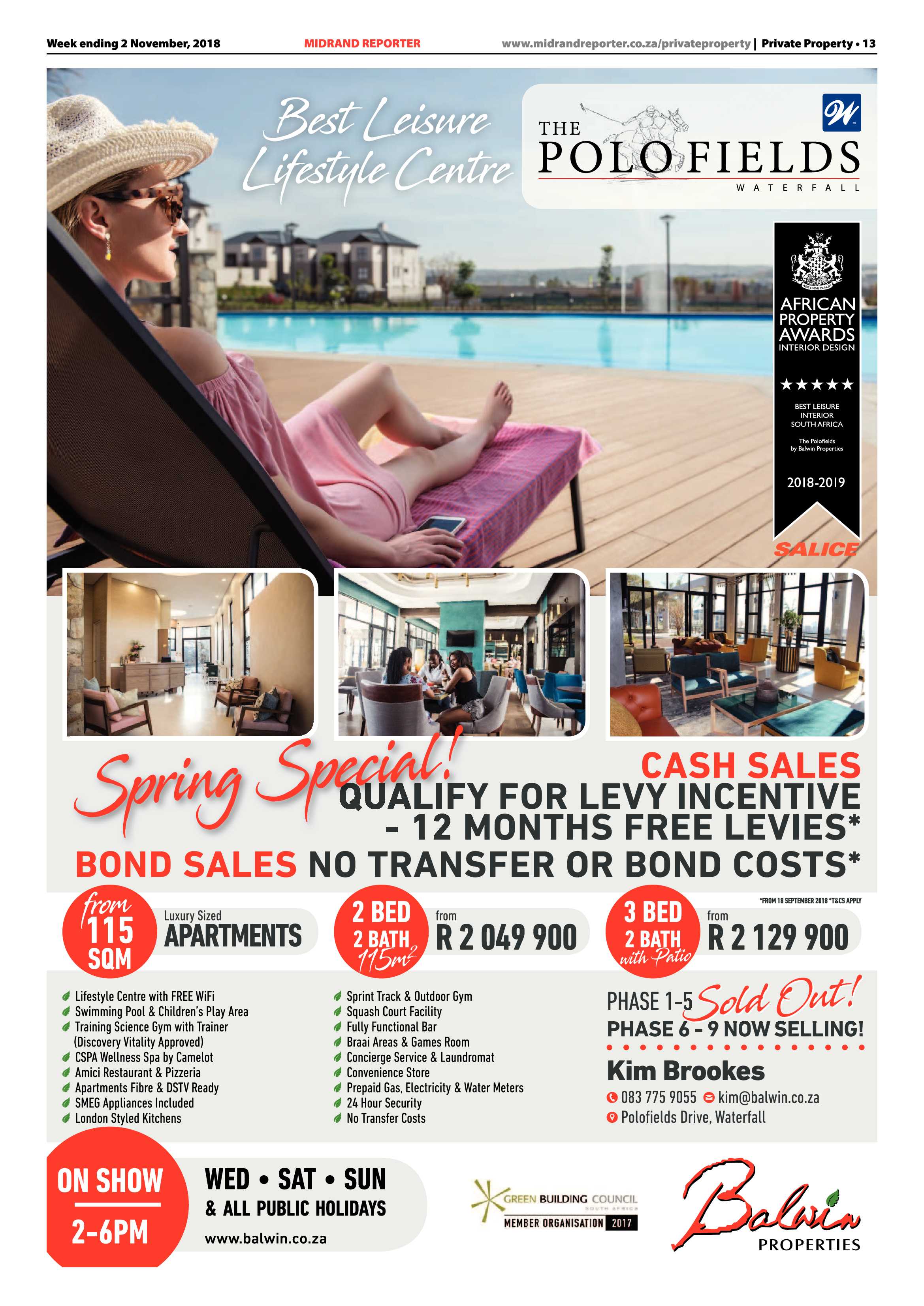 Midrand Reporter 2 November, 2018 page 13