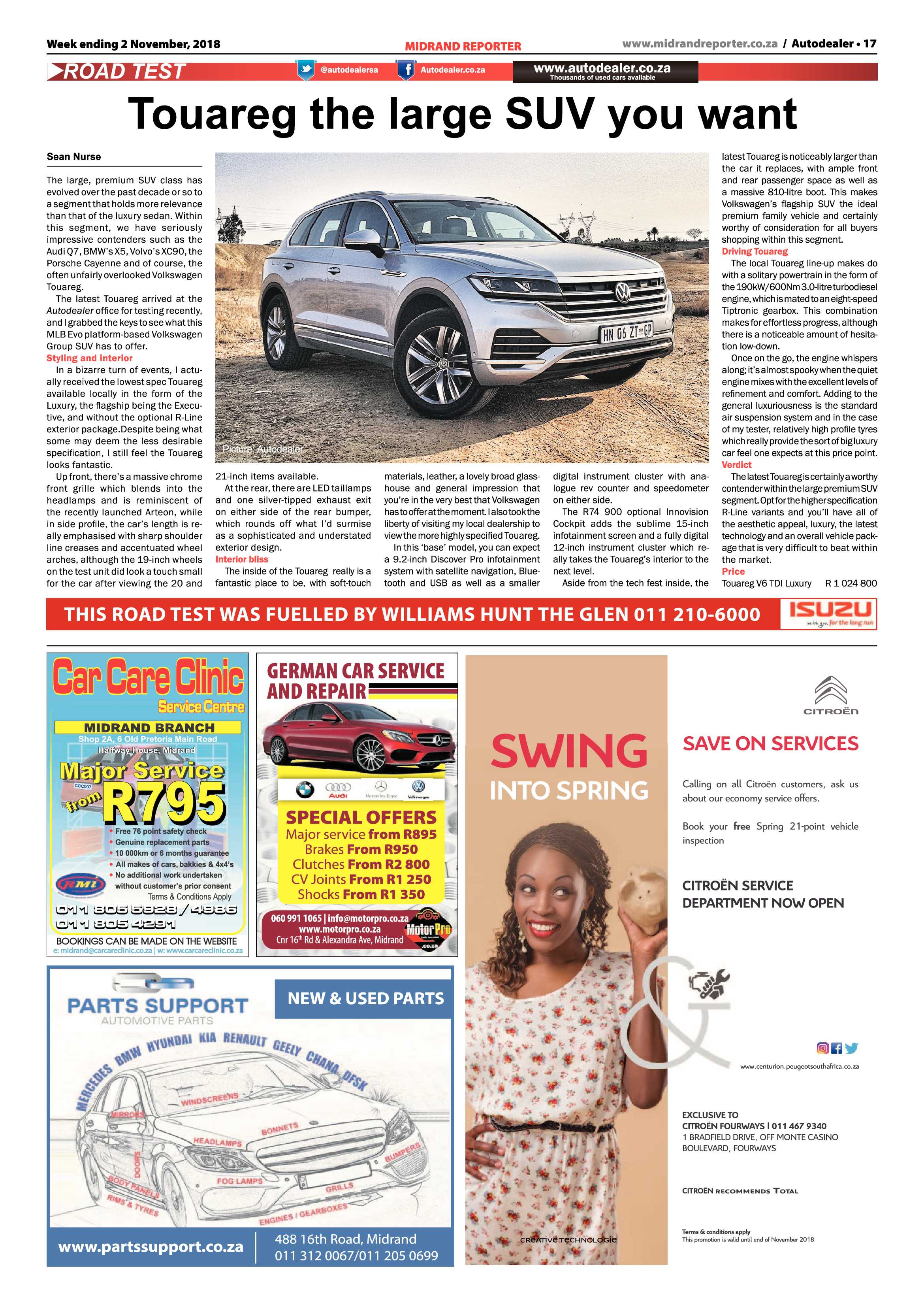 Midrand Reporter 2 November, 2018 page 17