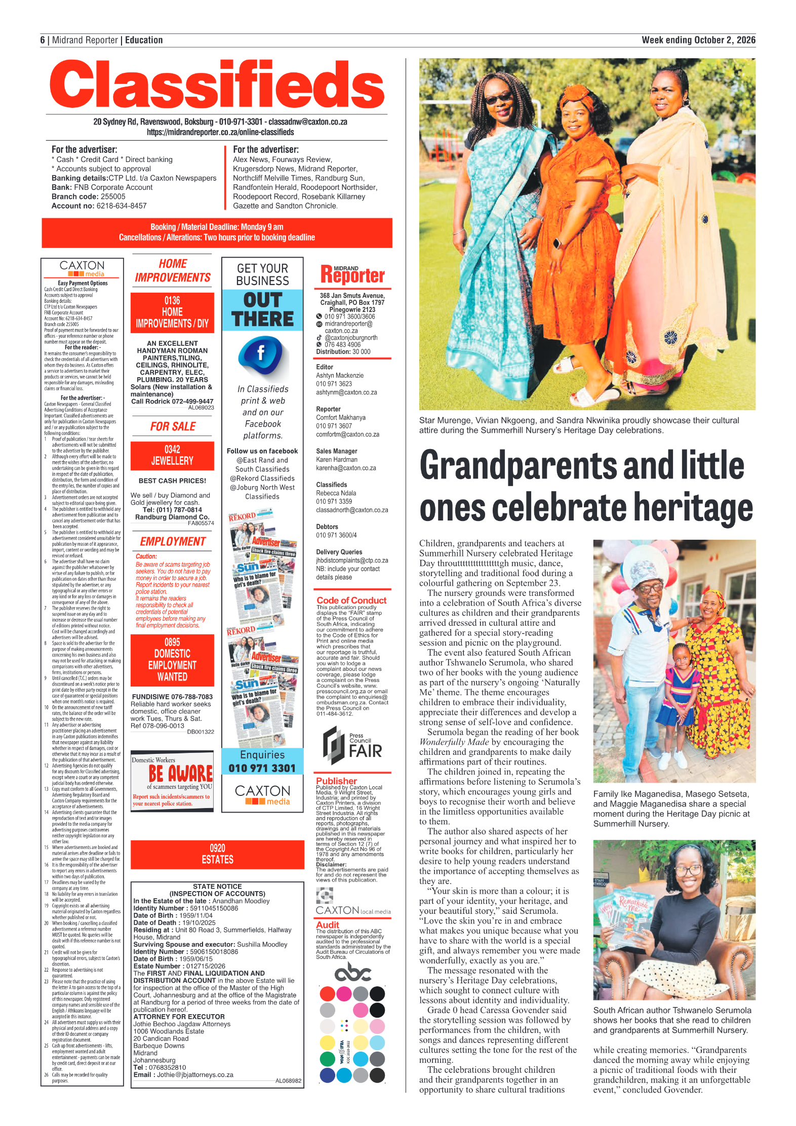 Midrand Reporter 2 October 2026 page 6