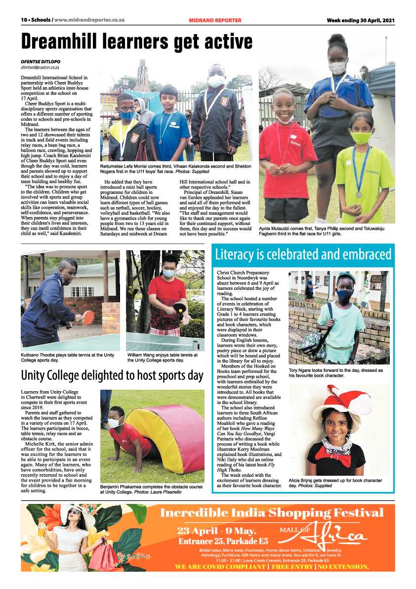 Midrand Reporter 30 April 2021 page 10