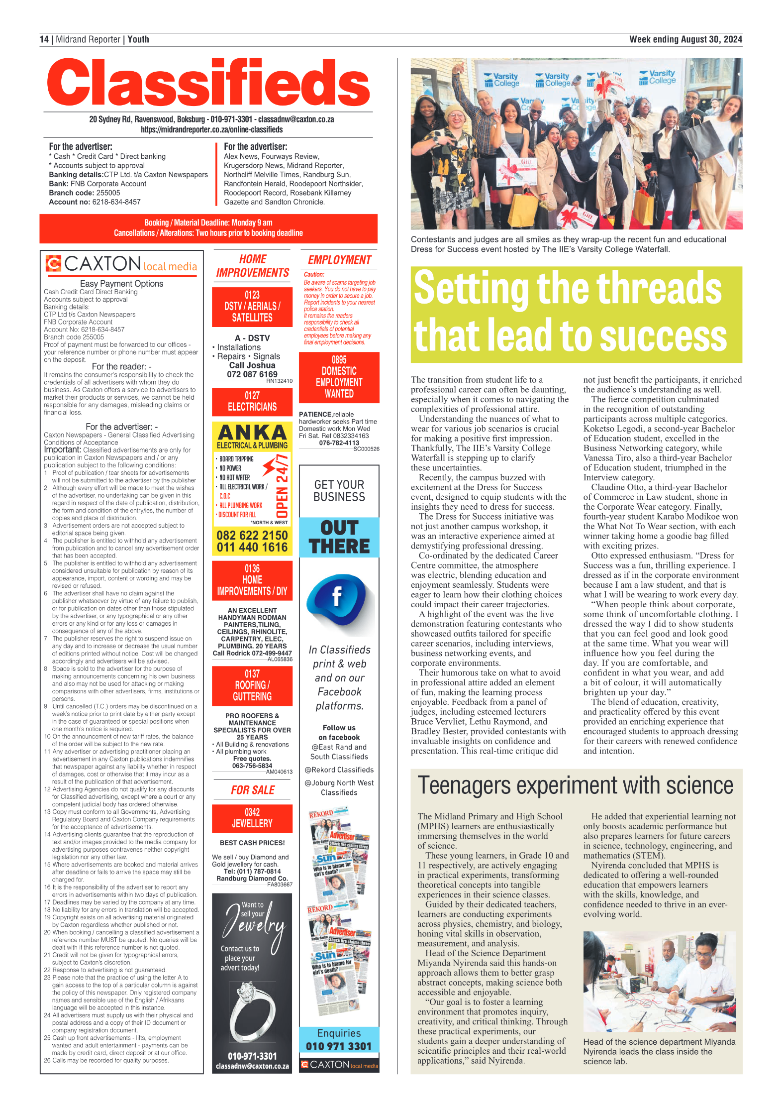 Midrand Reporter 30 August 2024 page 14