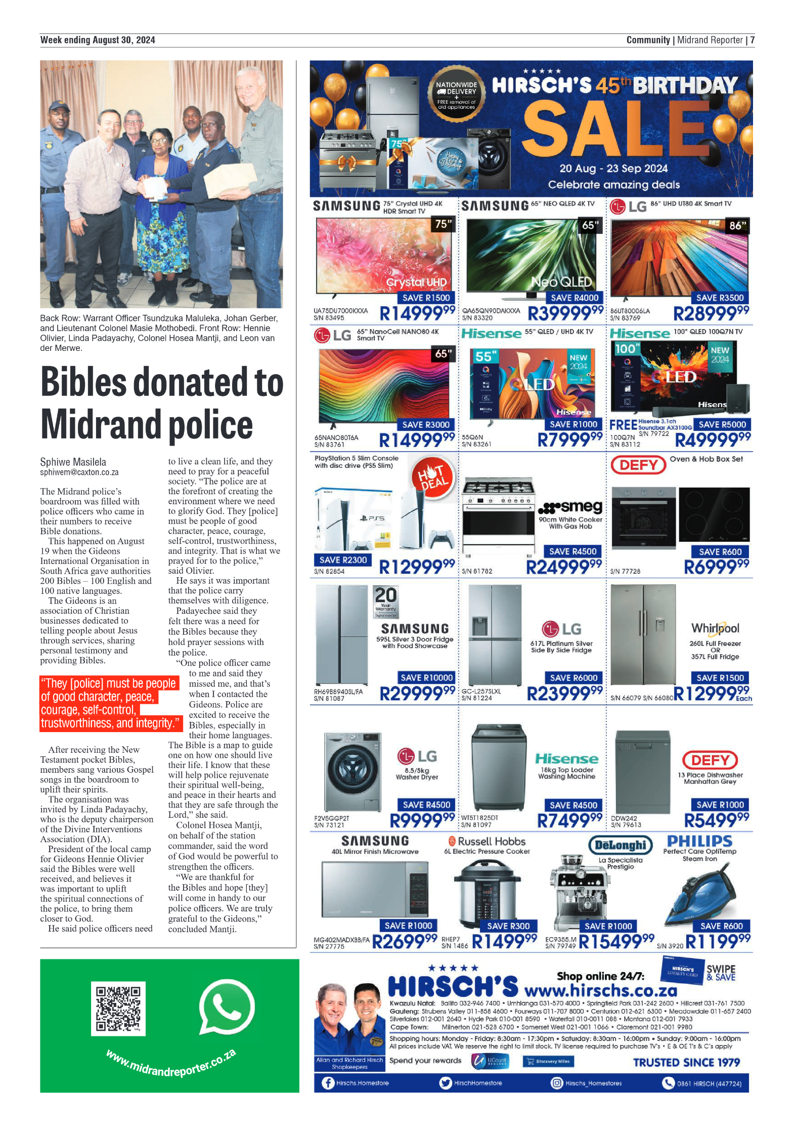 Midrand Reporter 30 August 2024 page 7