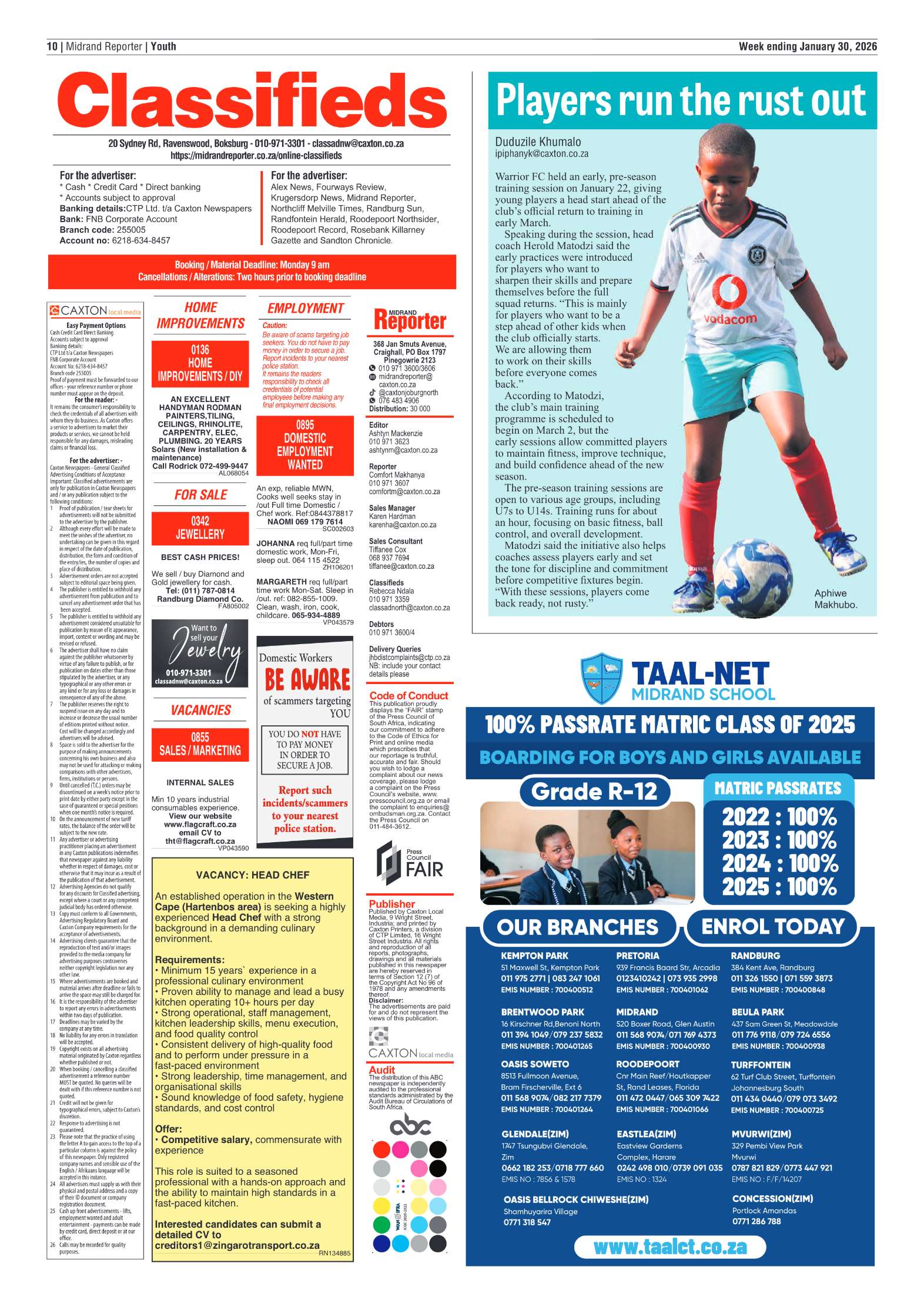 Midrand Reporter 30 January 2026 page 10