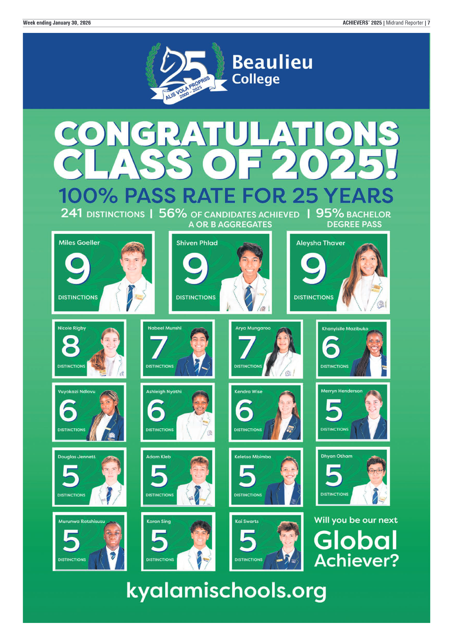 Midrand Reporter 30 January 2026 page 7