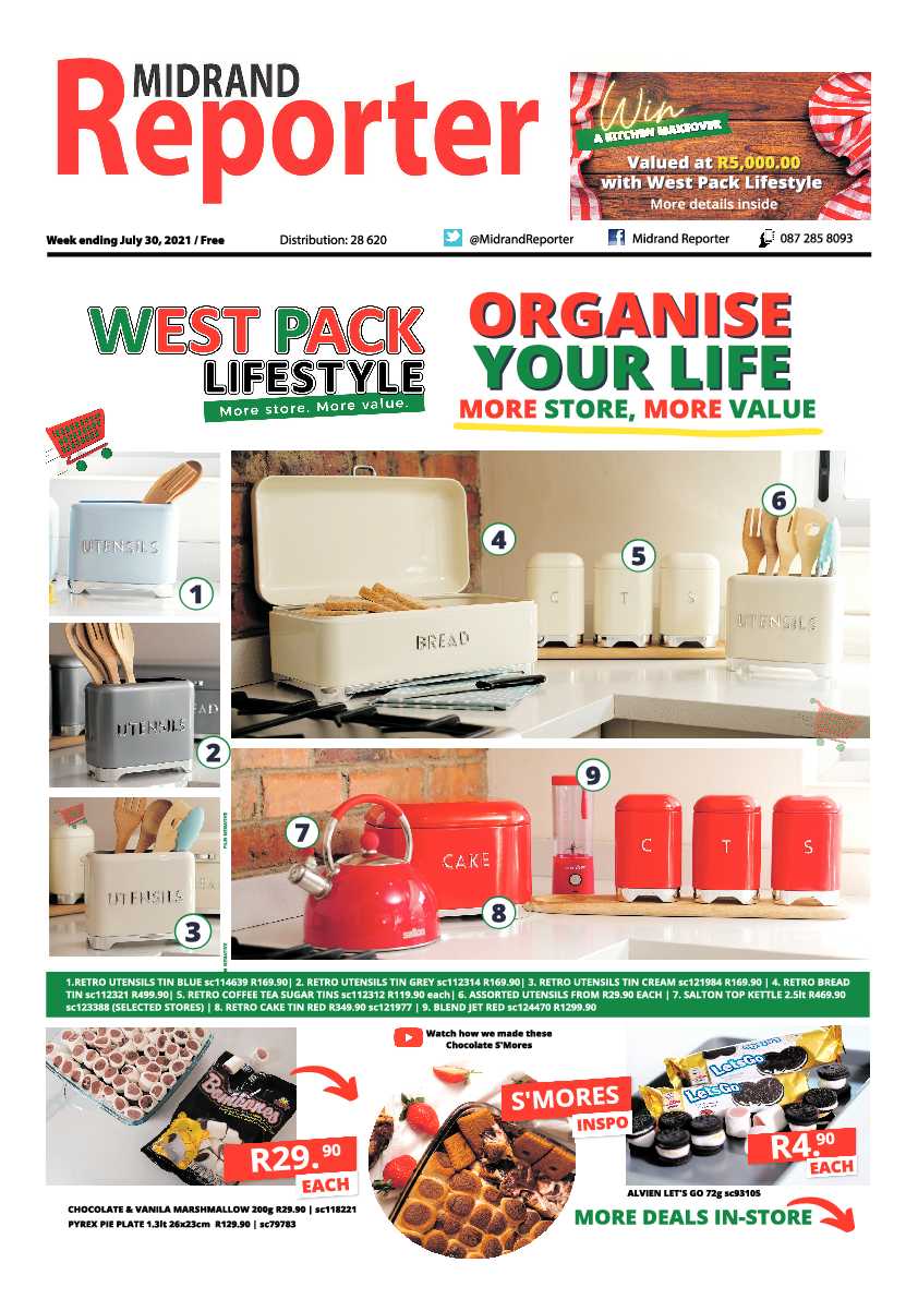 Midrand Reporter 30 July 2021 page 1