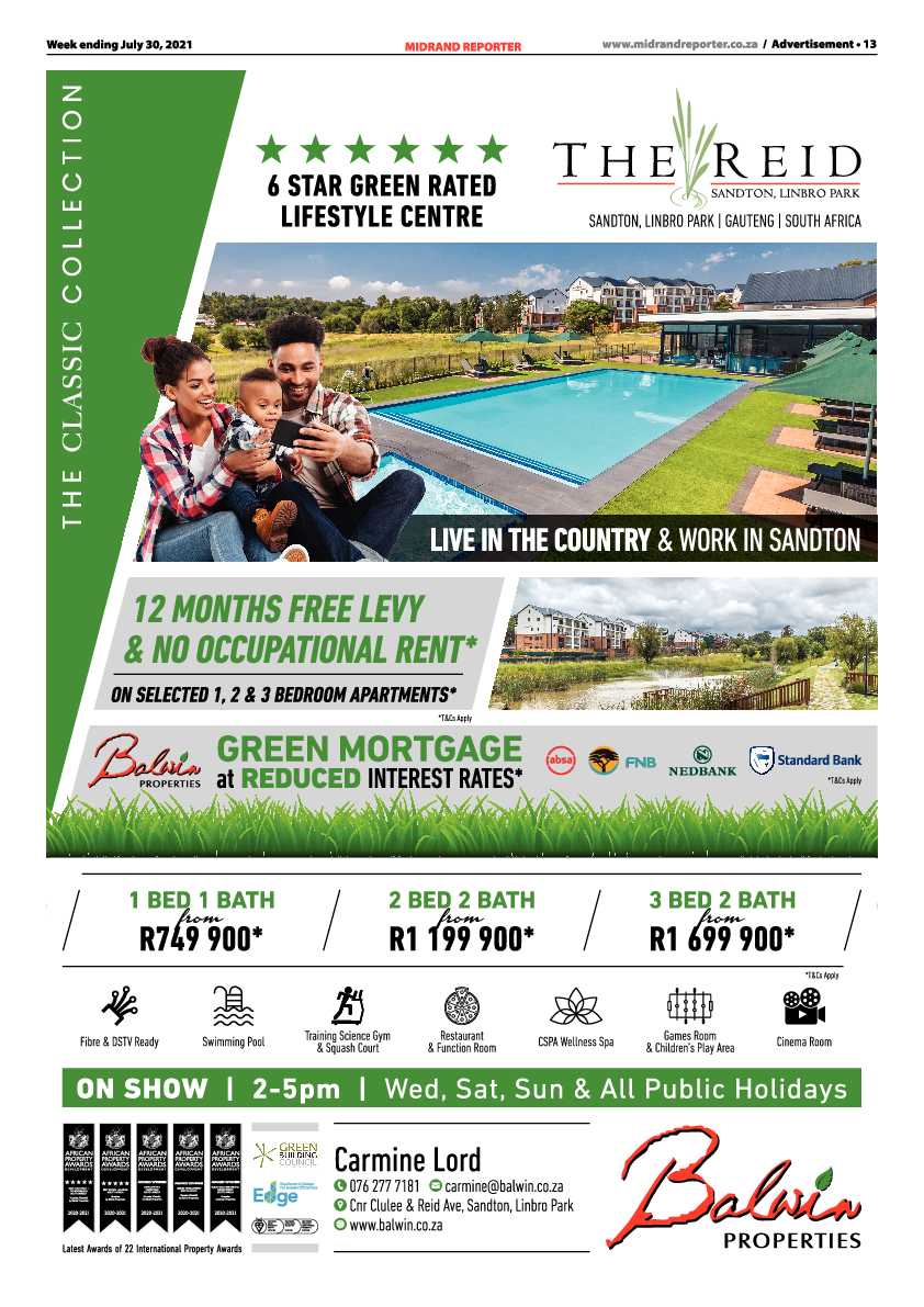 Midrand Reporter 30 July 2021 page 15