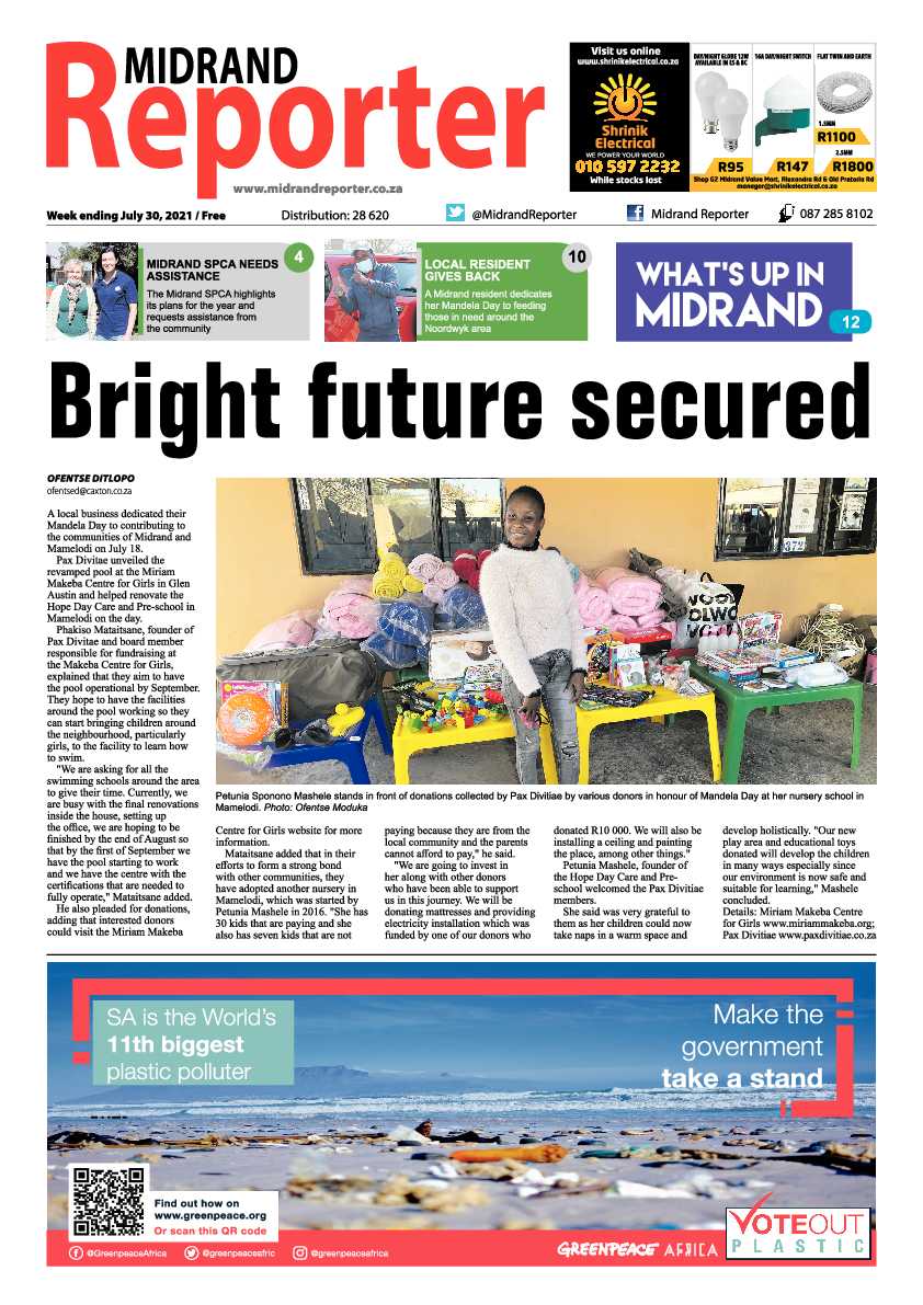 Midrand Reporter 30 July 2021 page 3
