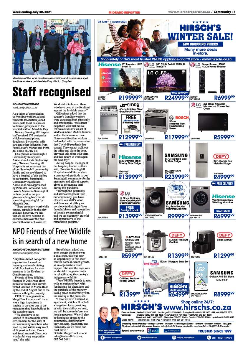 Midrand Reporter 30 July 2021 page 9