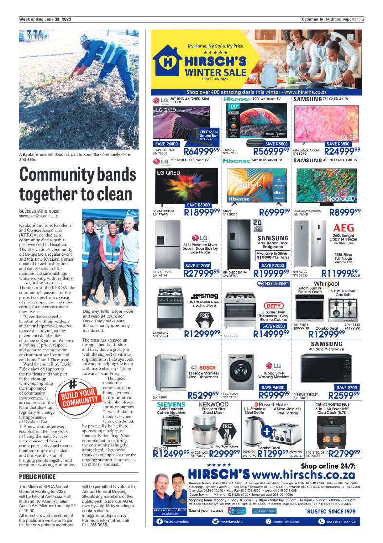 Midrand Reporter 30 June 2023 page 5
