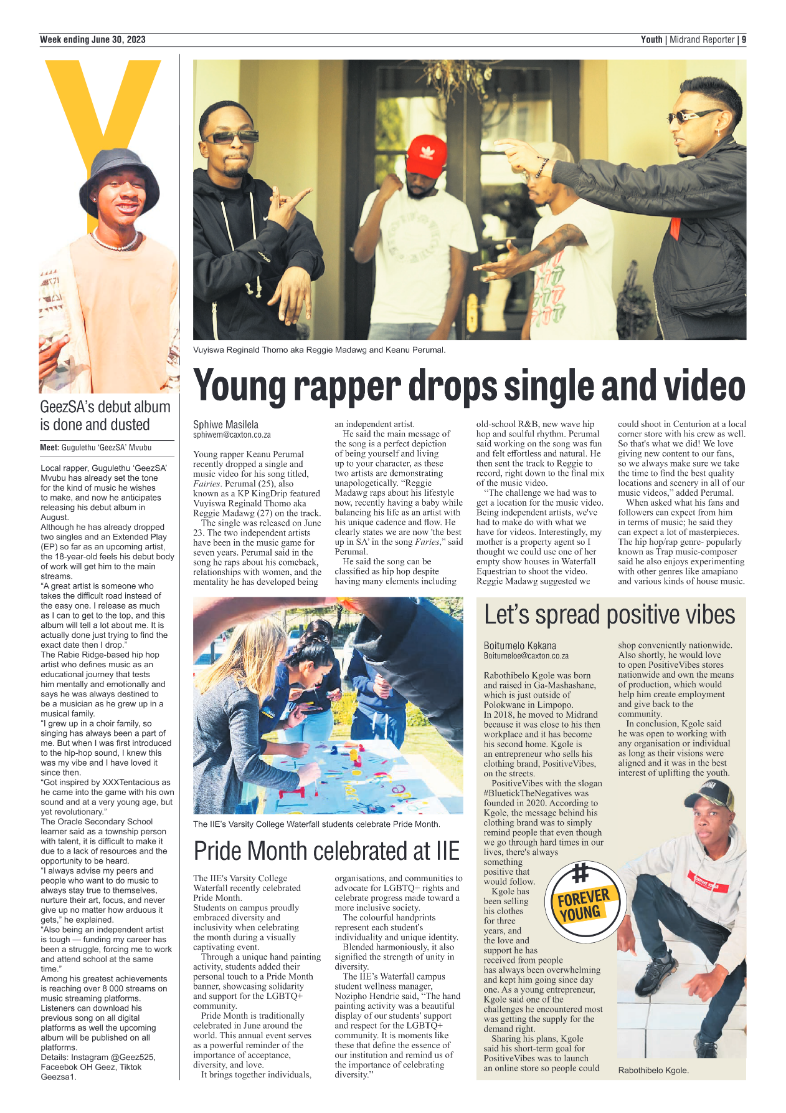 Midrand Reporter 30 June 2023 page 9