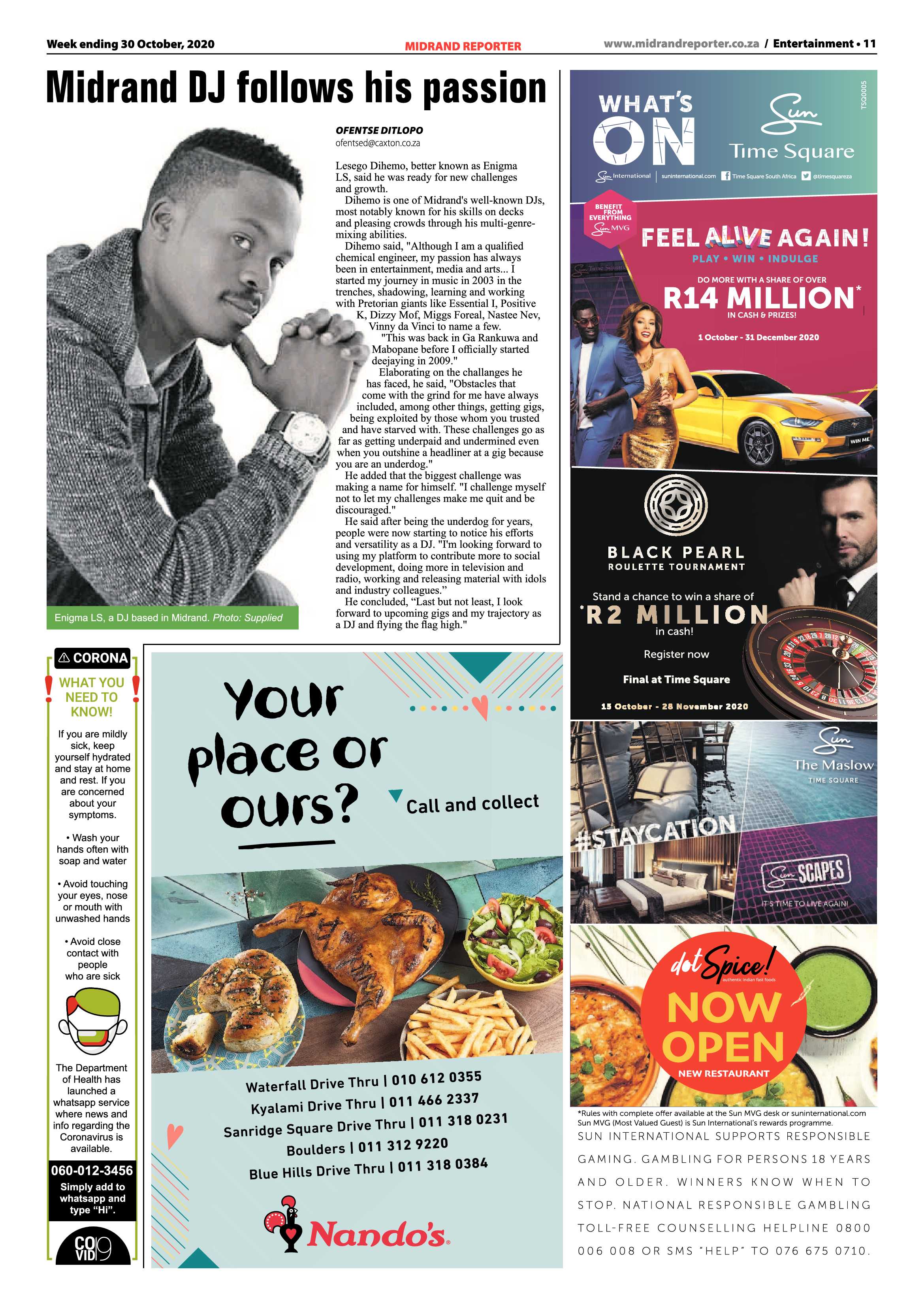 Midrand Reporter 31 October 2020 page 11
