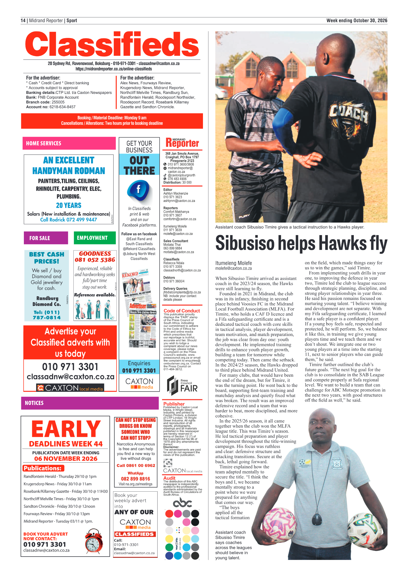 Midrand Reporter 30 October 2026 page 14