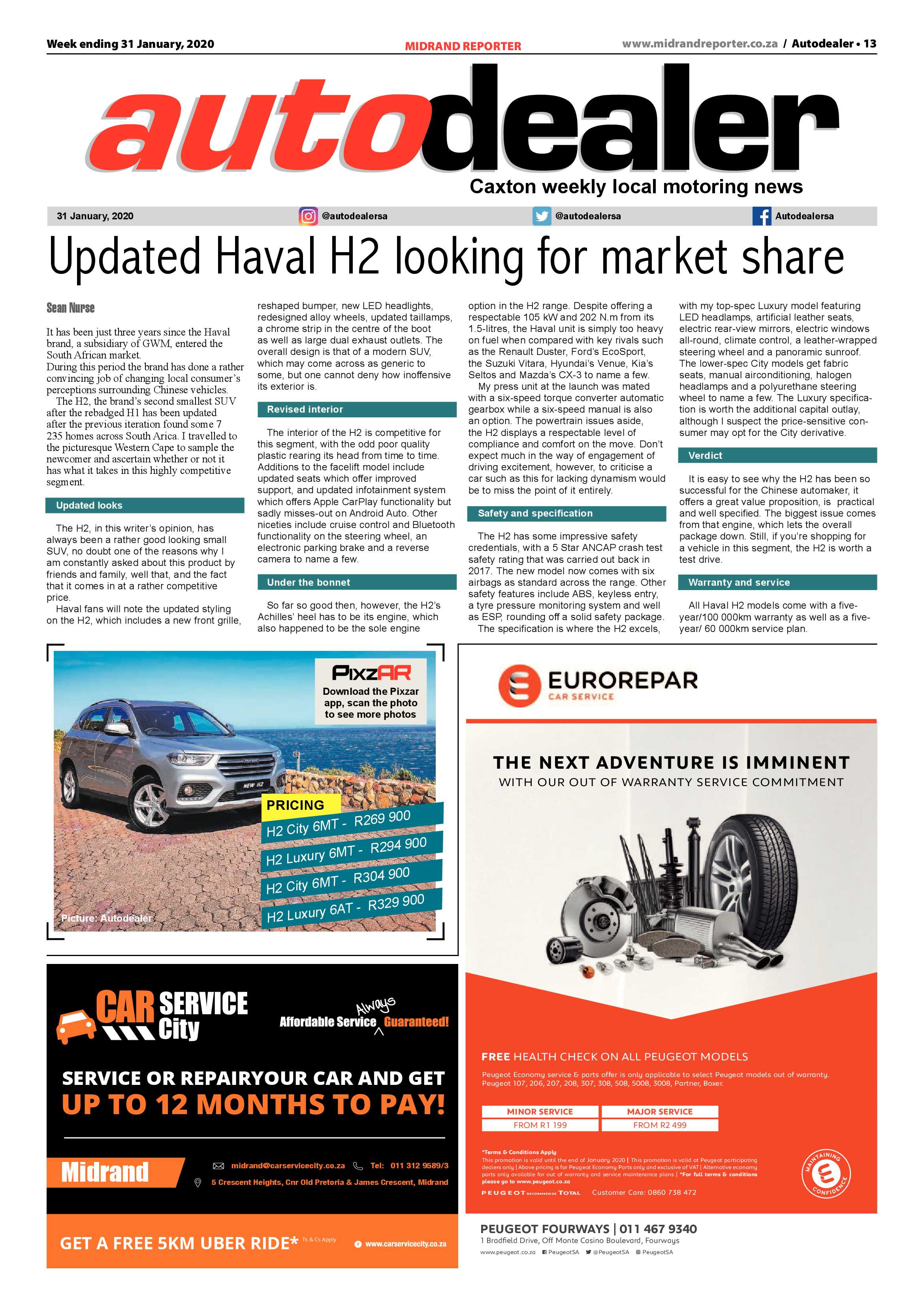 Midrand Reporter 31 January 2020 page 13
