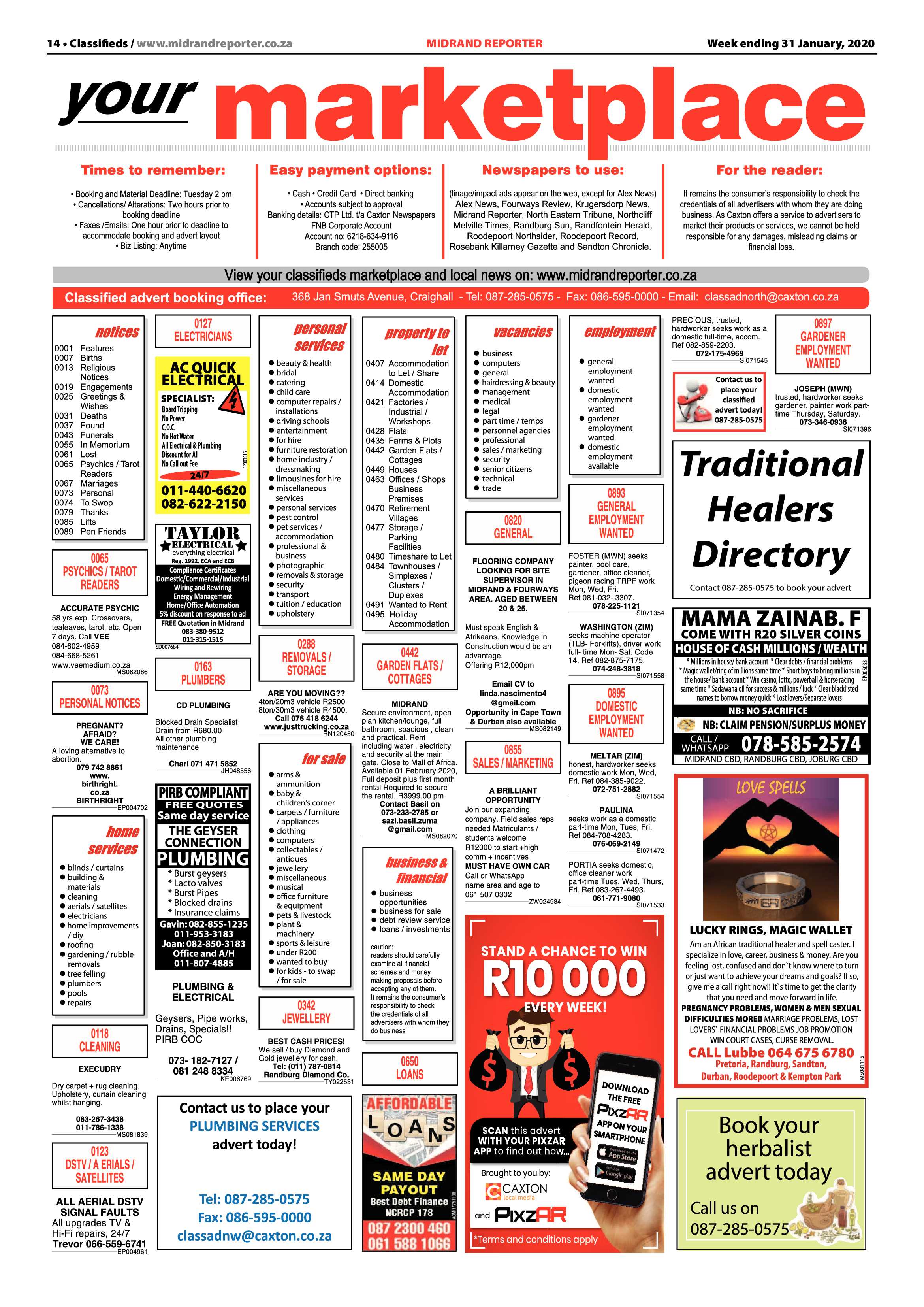 Midrand Reporter 31 January 2020 page 14