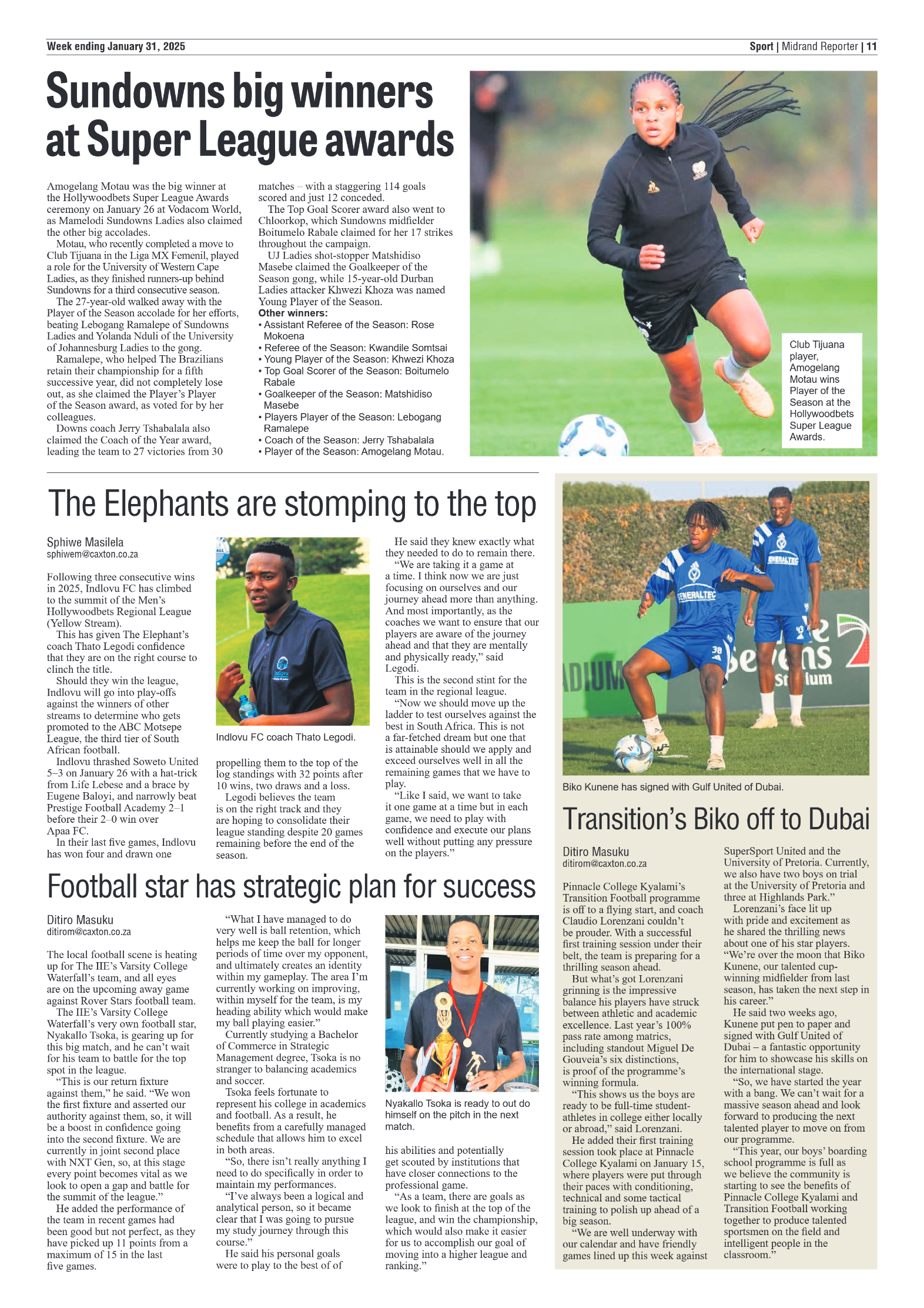Midrand Reporter 31 January 2025 page 11