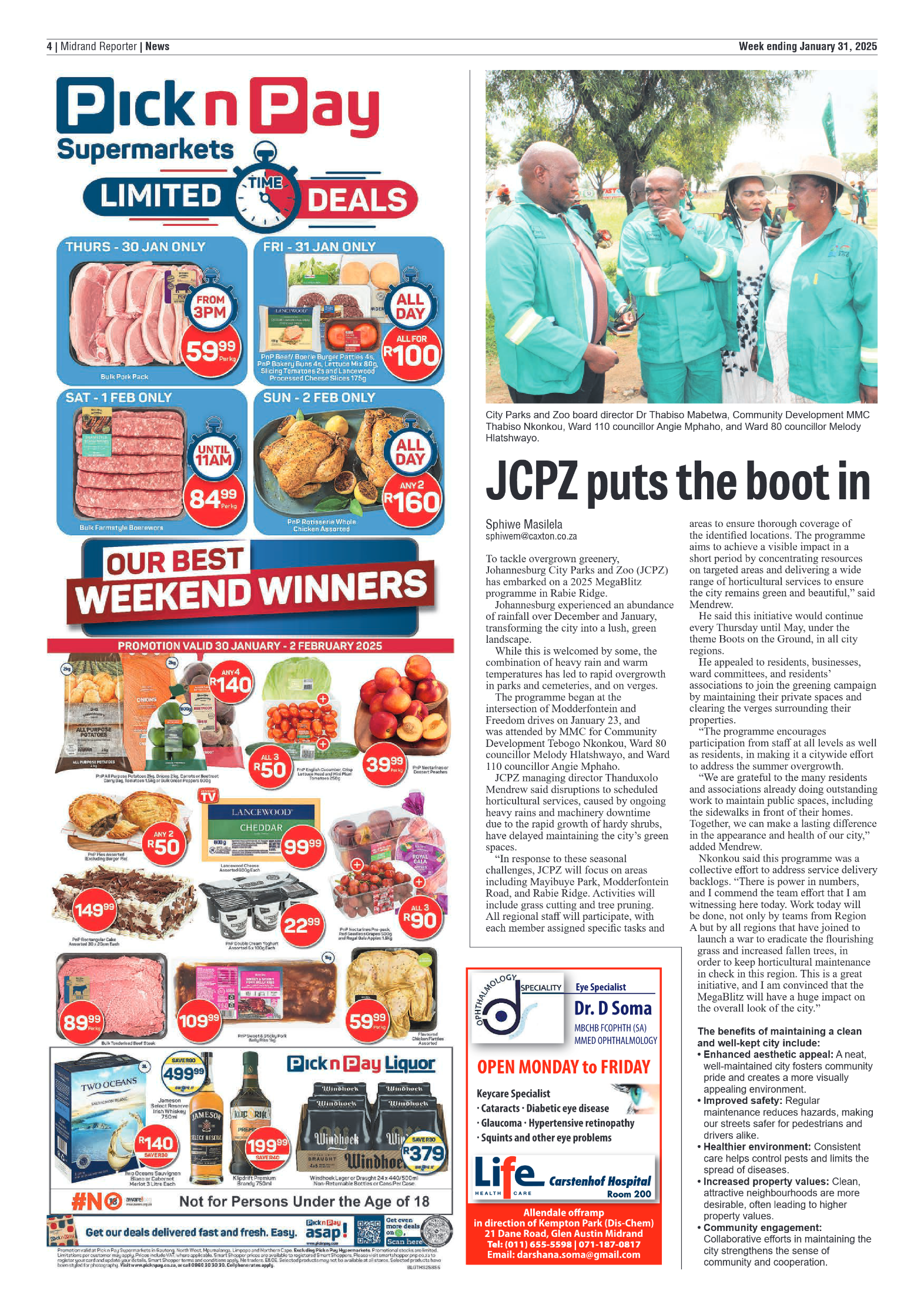 Midrand Reporter 31 January 2025 page 4