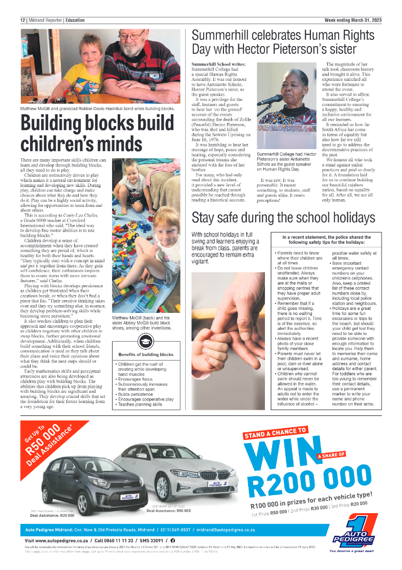 Midrand Reporter 31 March 2023 page 12
