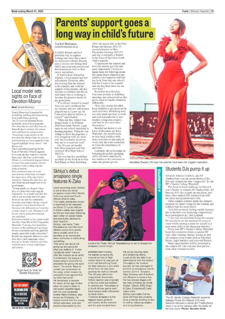 Midrand Reporter 31 March 2023 page 13