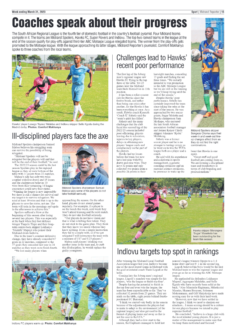 Midrand Reporter 31 March 2023 page 15