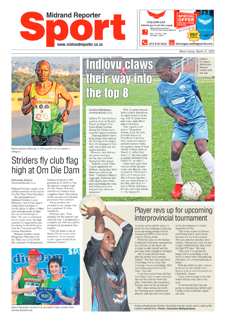 Midrand Reporter 31 March 2023 page 16