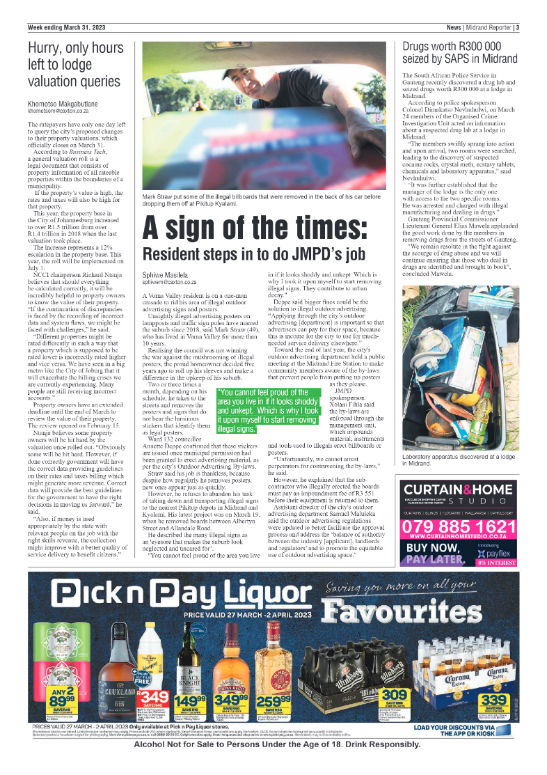 Midrand Reporter 31 March 2023 page 3