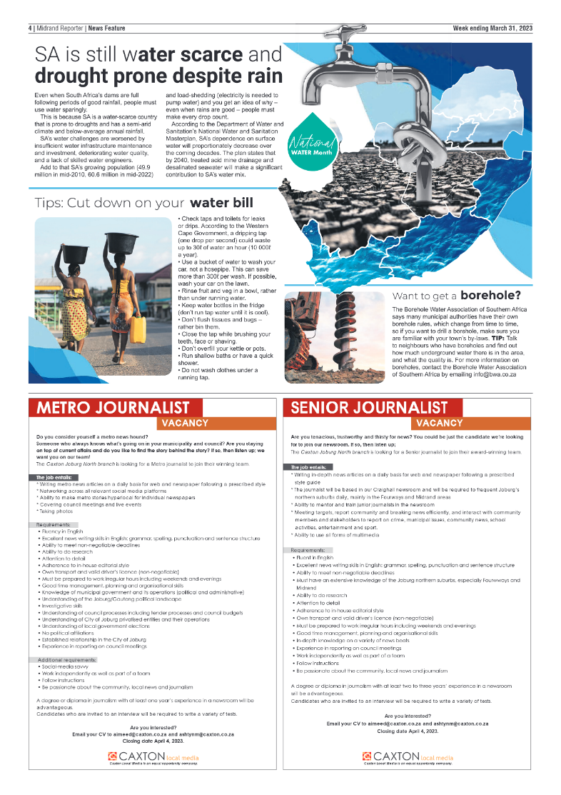 Midrand Reporter 31 March 2023 page 4