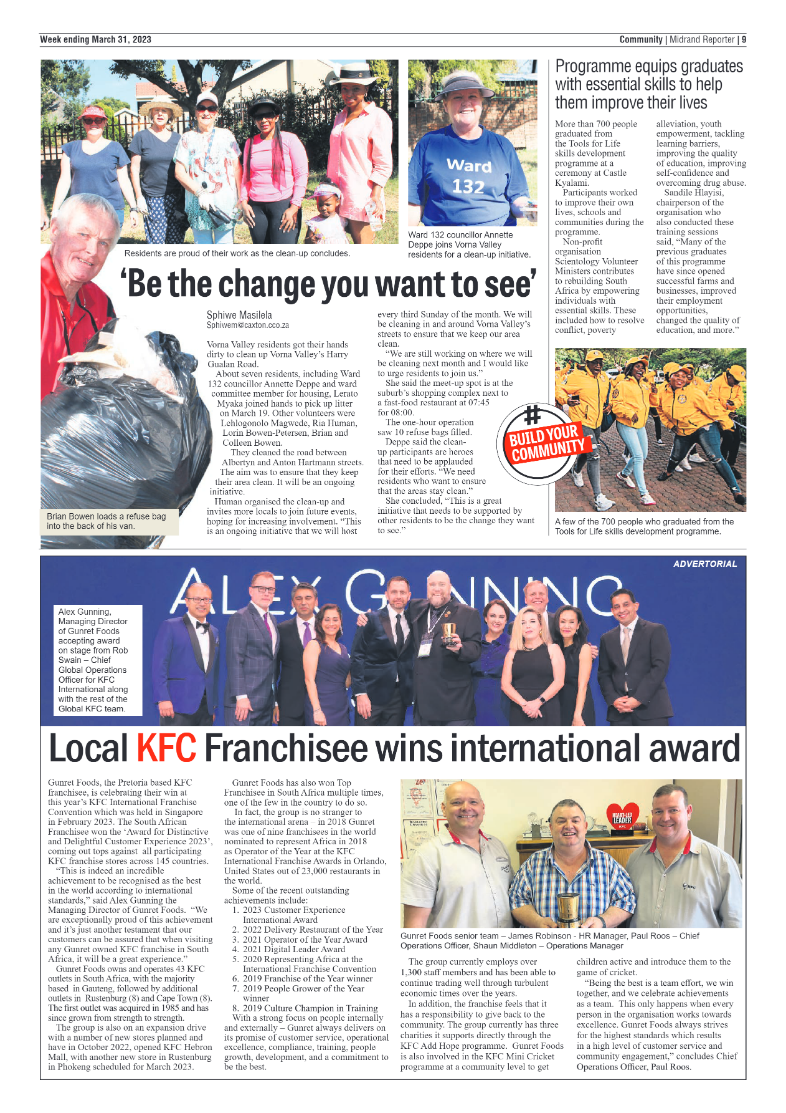 Midrand Reporter 31 March 2023 page 9
