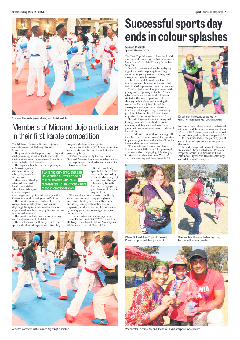 Midrand Reporter 31 May 2024 page 11