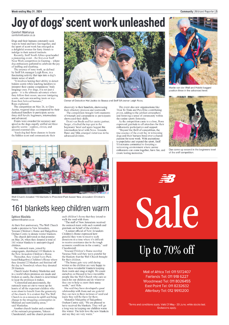 Midrand Reporter 31 May 2024 page 5