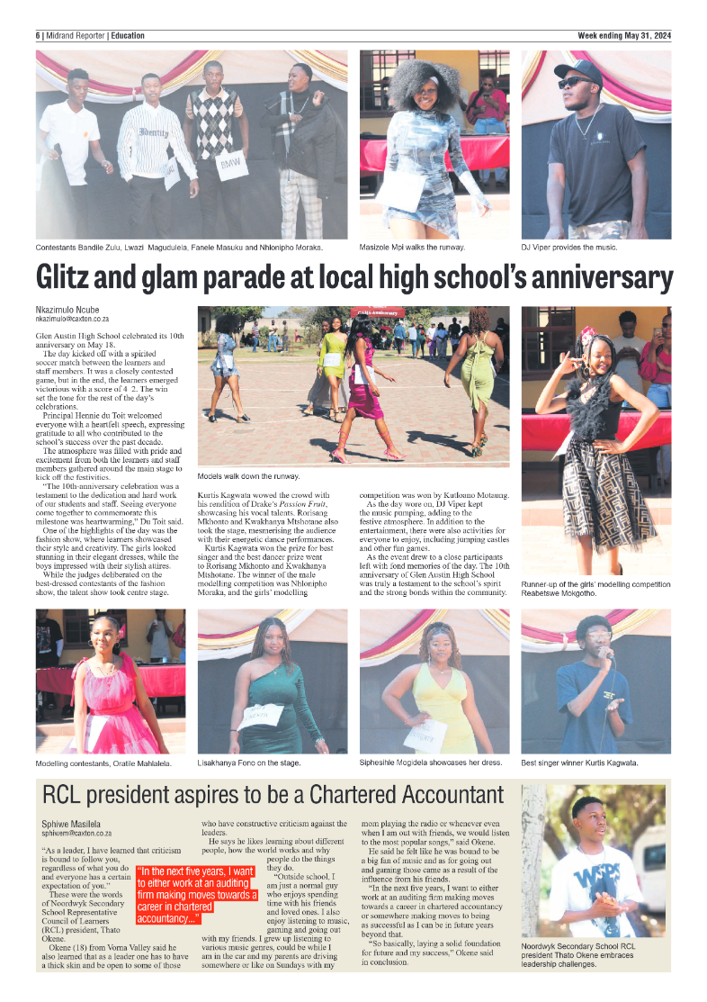 Midrand Reporter 31 May 2024 page 6