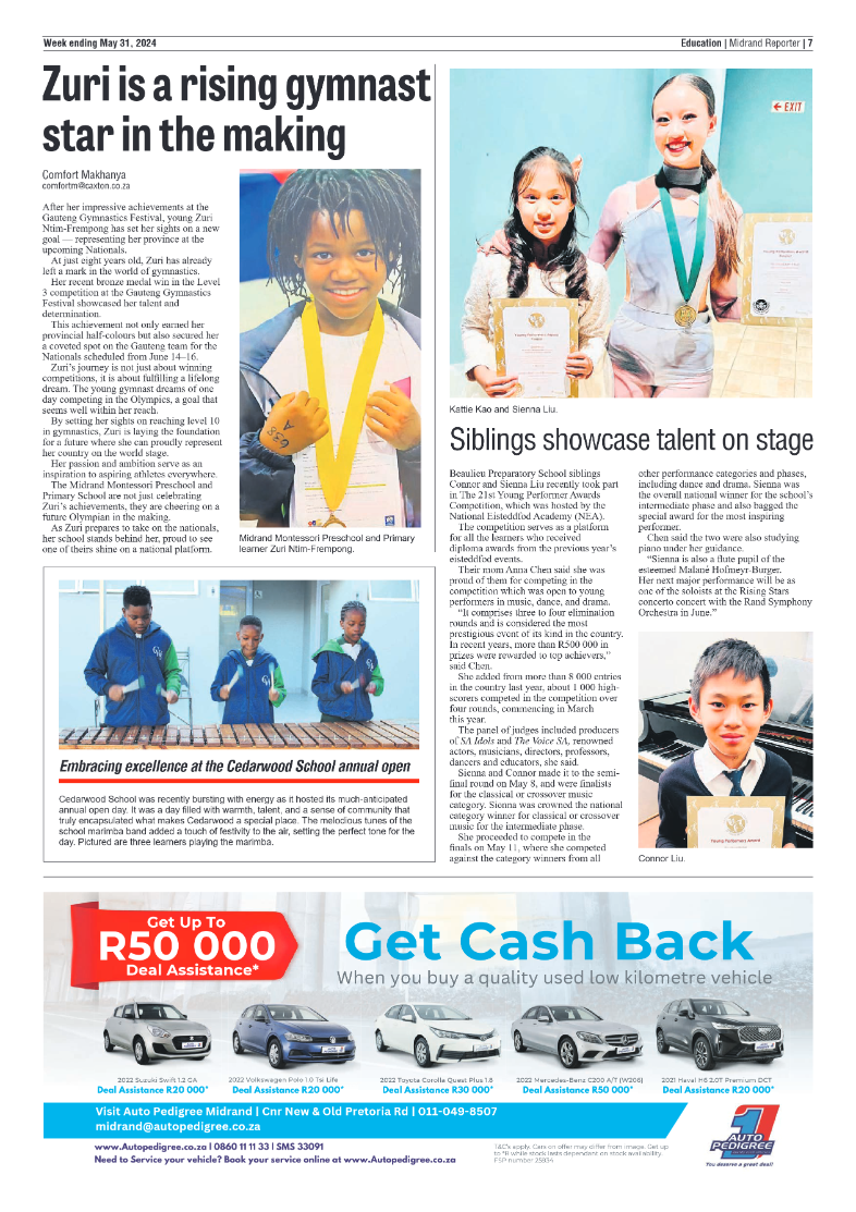 Midrand Reporter 31 May 2024 page 7