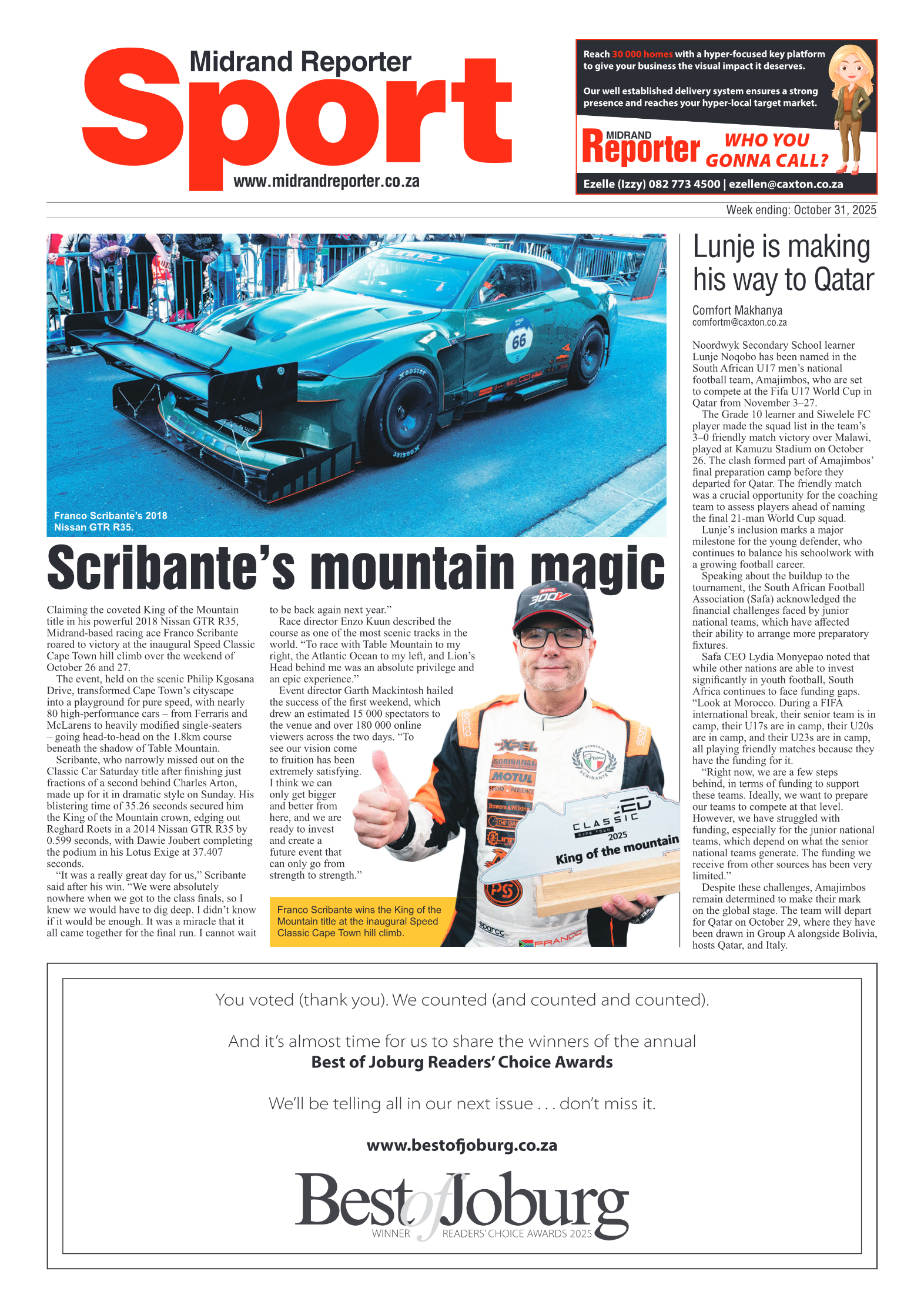 Midrand Reporter 31 October 2025 page 8