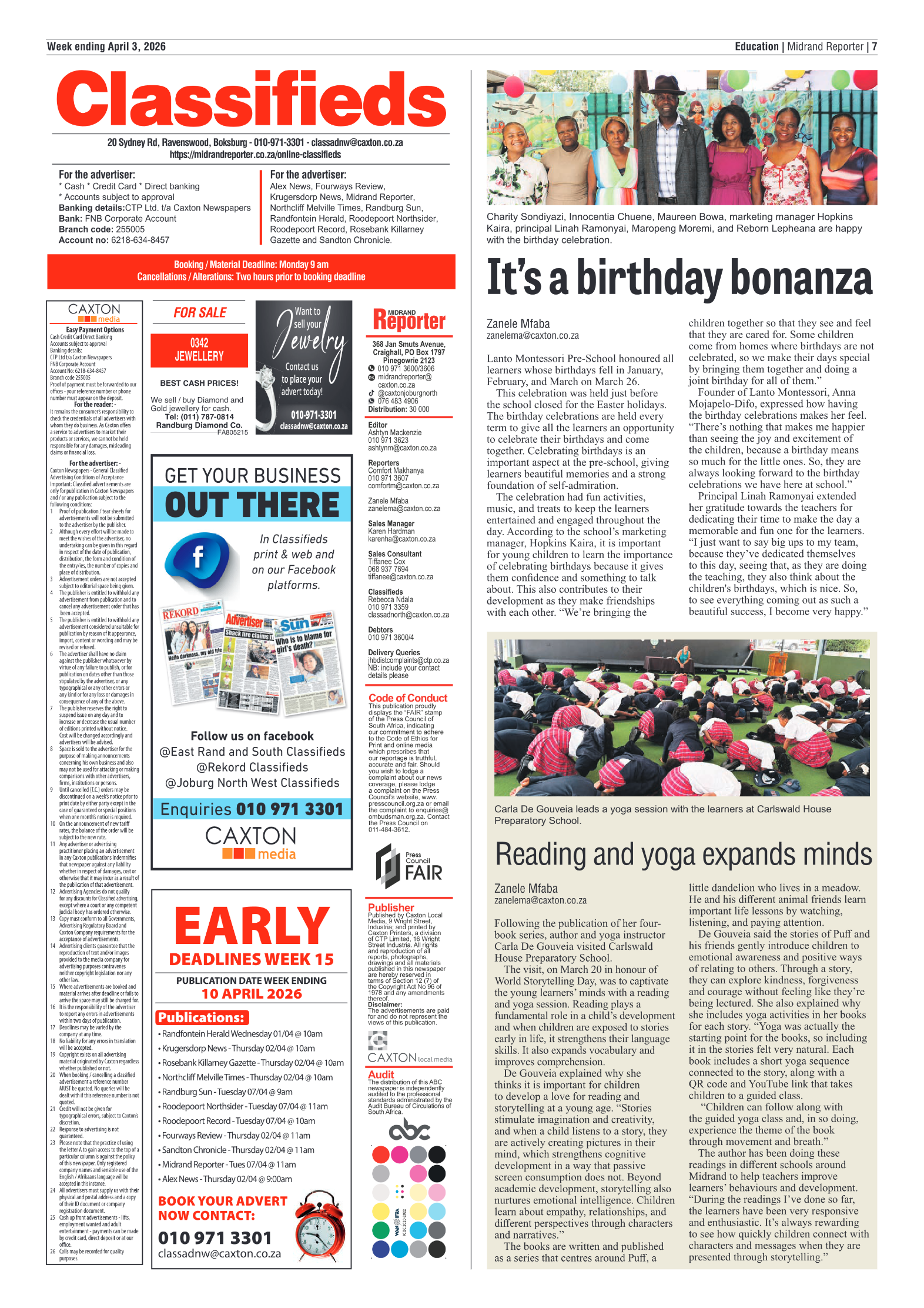Midrand Reporter 3 April 2026 page 7