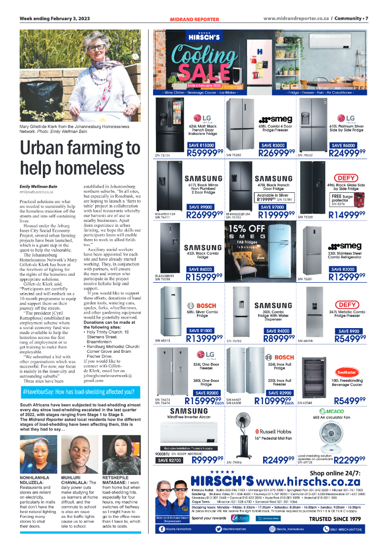 Midrand Reporter 3 Feb 2023 page 7