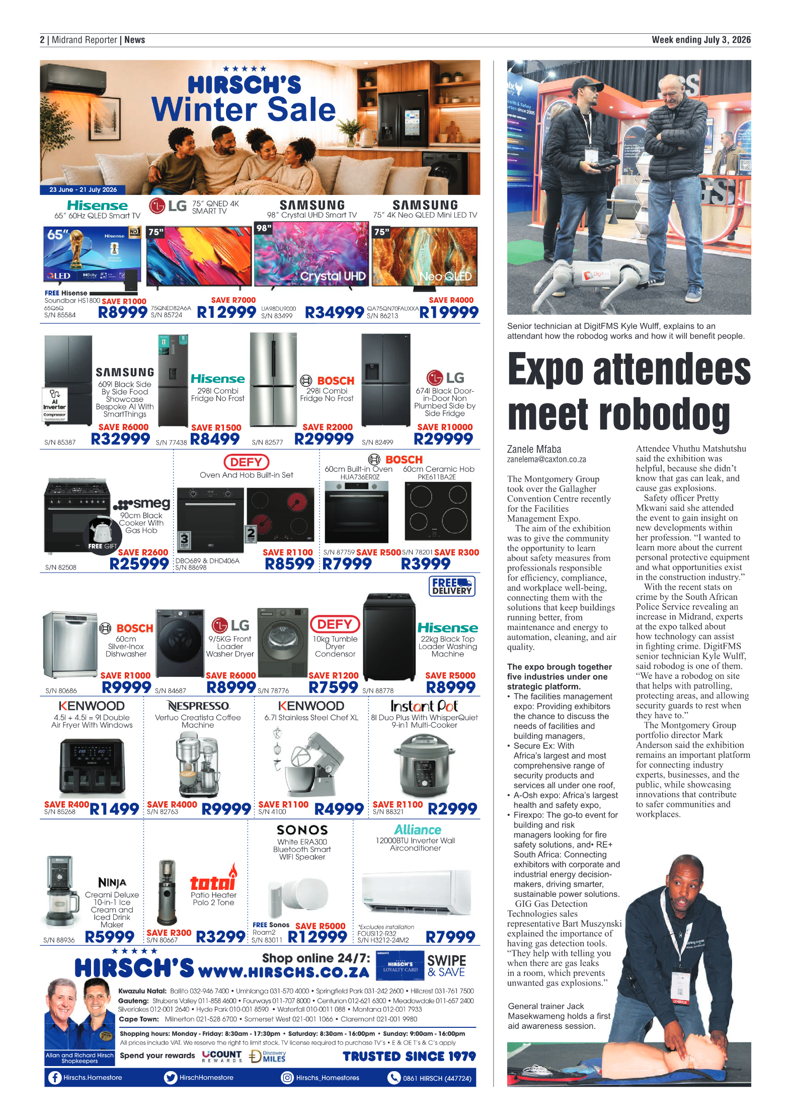 Midrand Reporter 3 July 2026 page 2