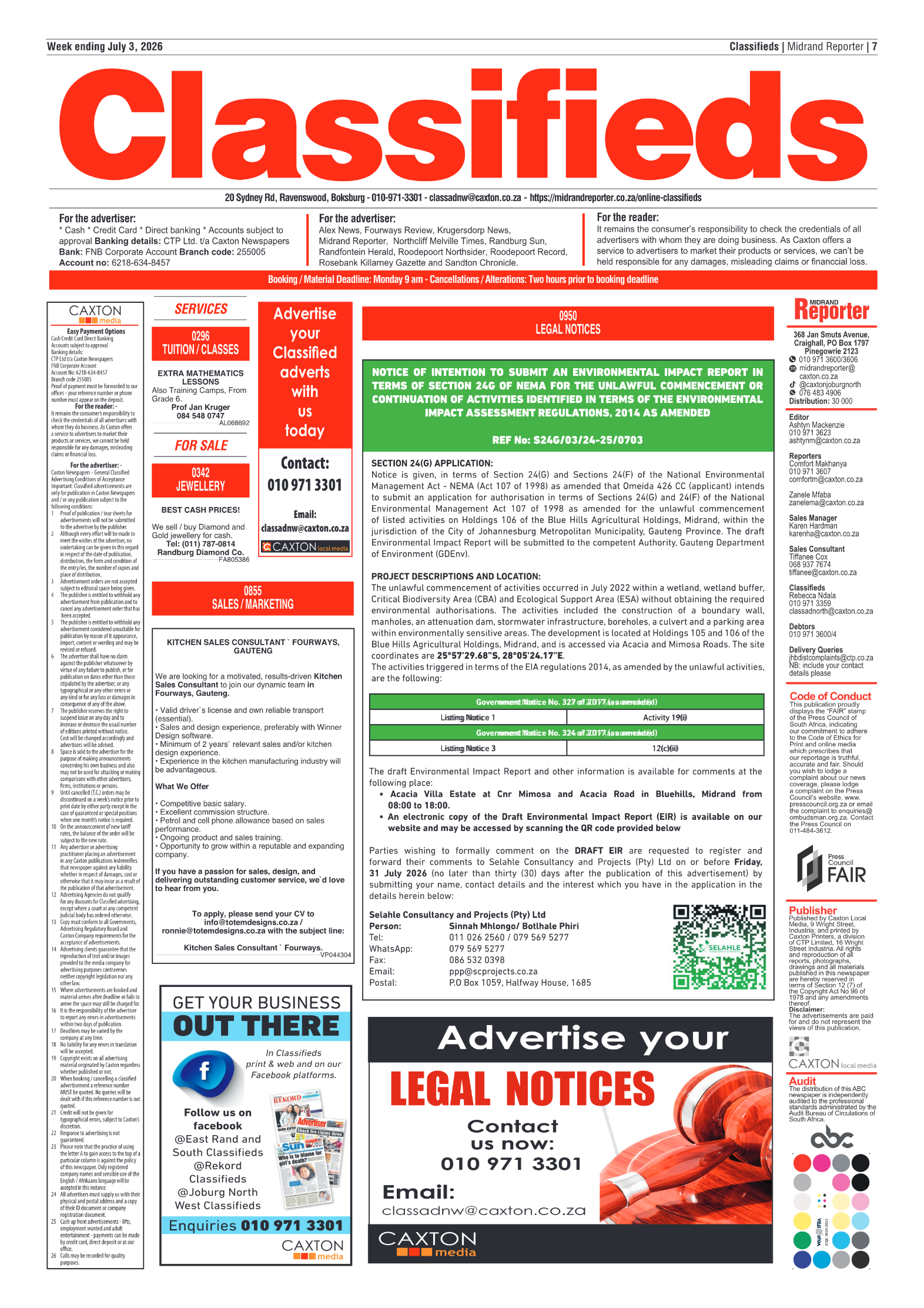 Midrand Reporter 3 July 2026 page 7