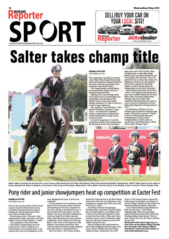 Midrand Reporter 3 May, 2019 page 16