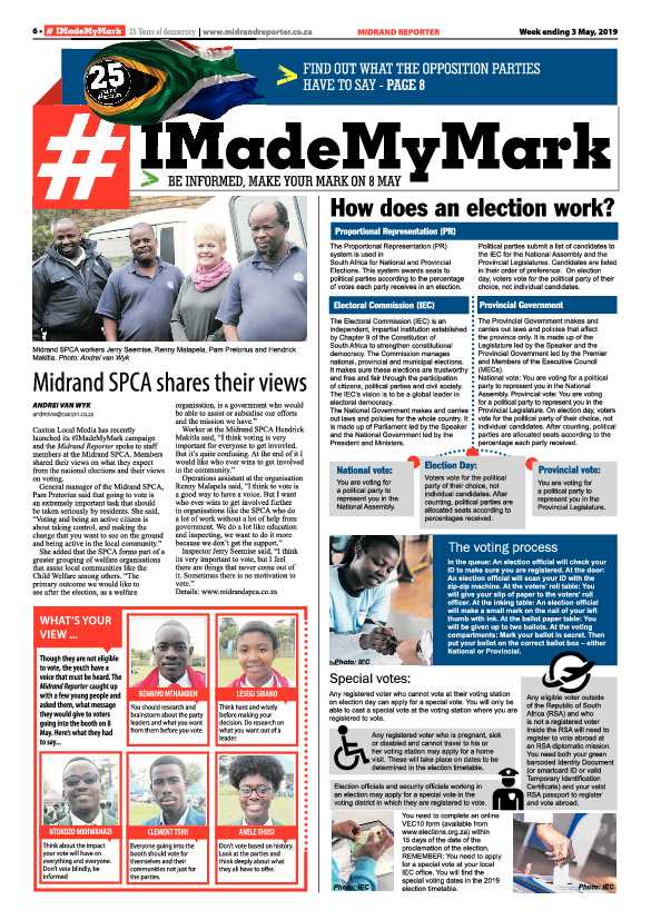 Midrand Reporter 3 May, 2019 page 6