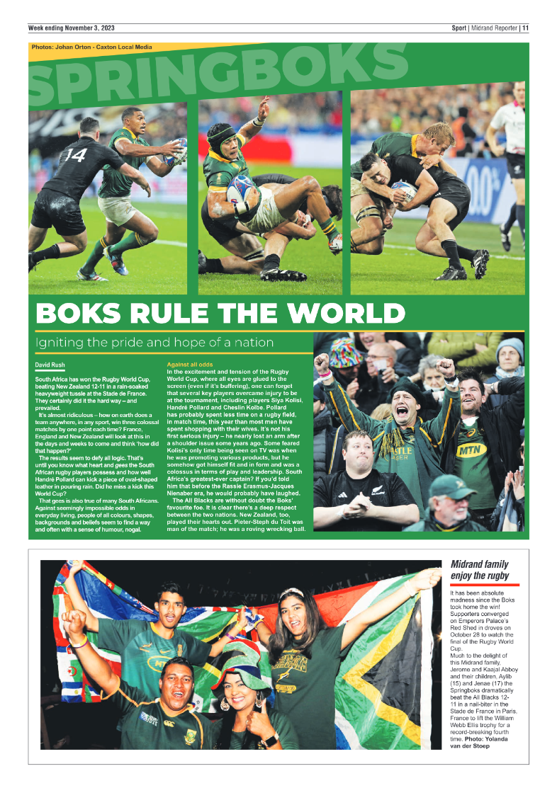 Midrand Reporter 3 November 2023 page 19