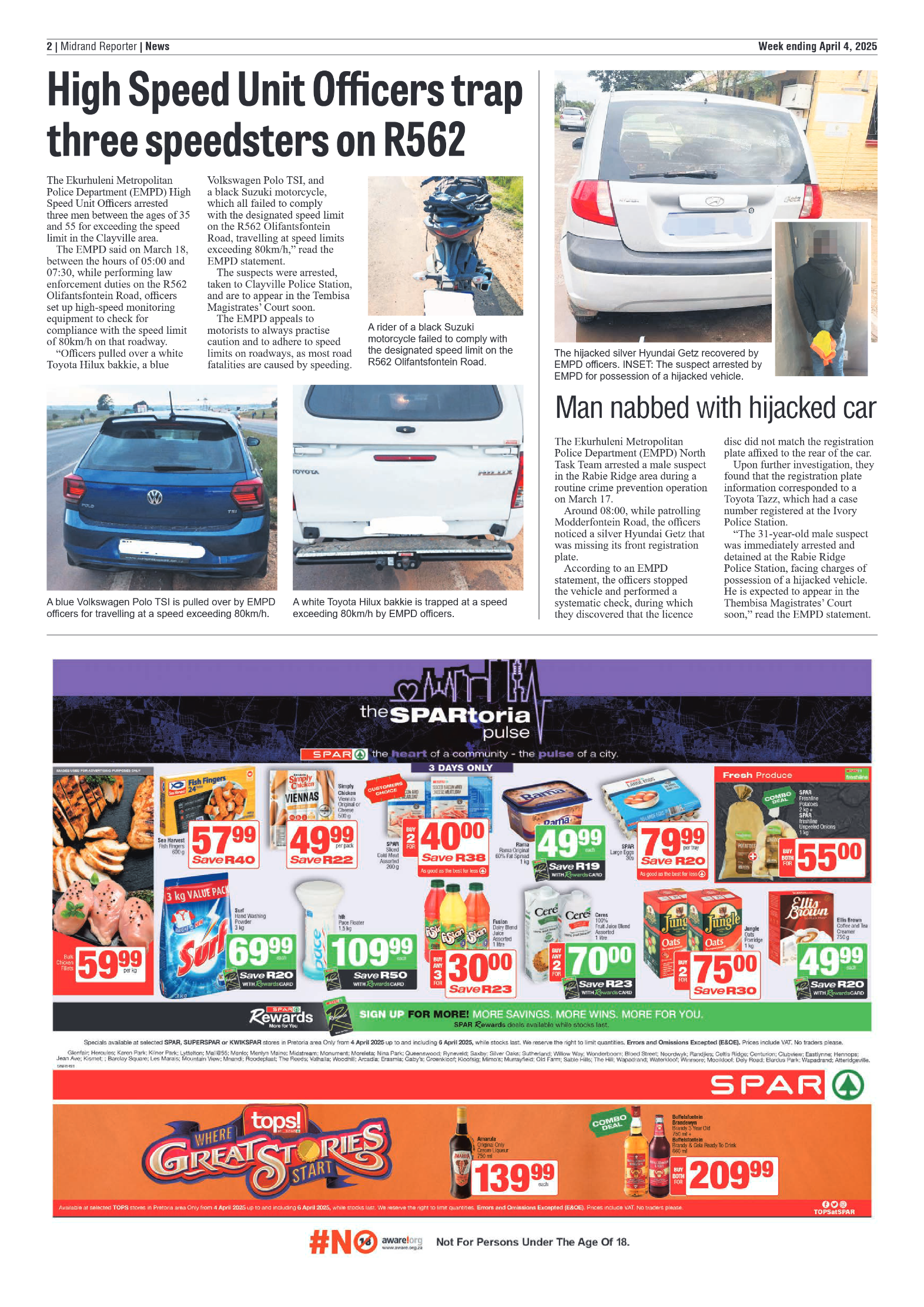 Midrand Reporter 4 April 2025 page 2