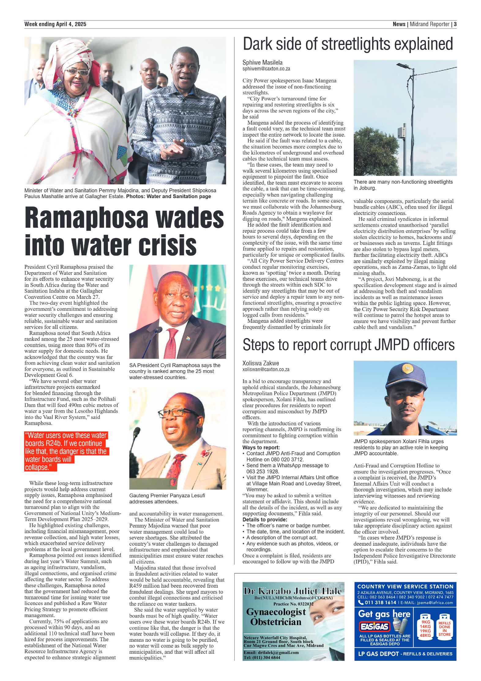 Midrand Reporter 4 April 2025 page 3