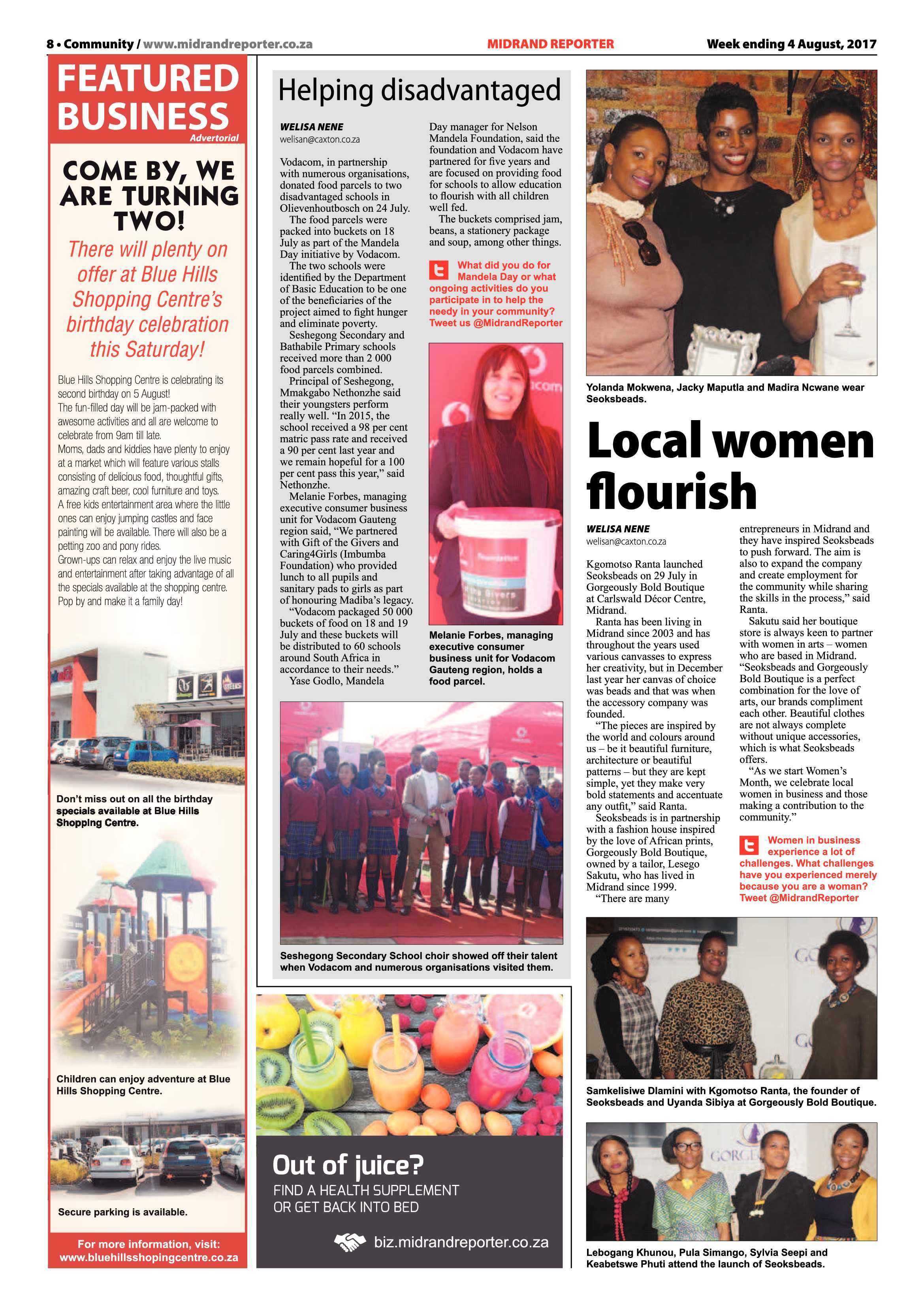 Midrand Reporter 4 August 2017 page 8